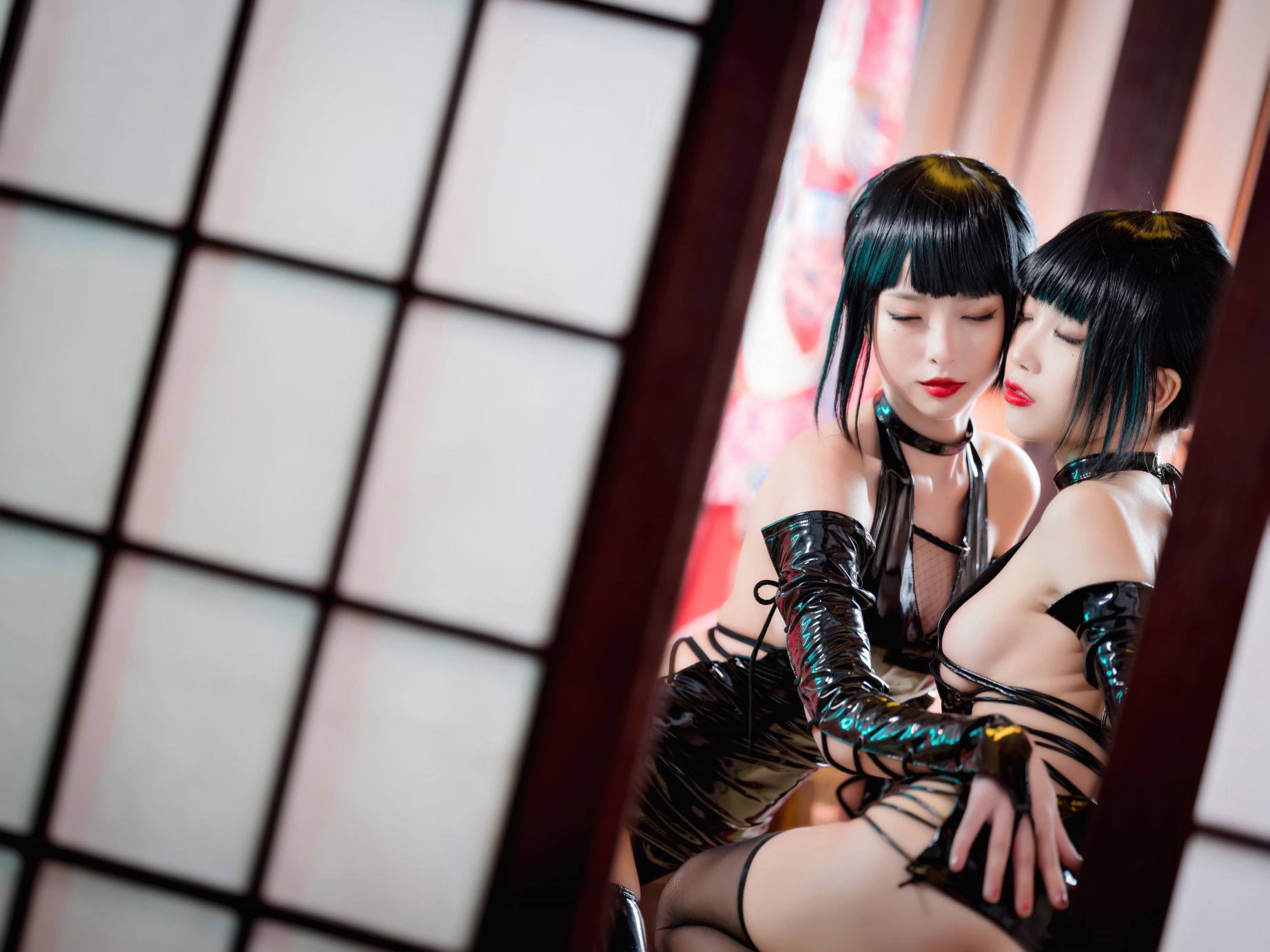 Coser@水淼Aqua Vol.013 清水&水淼 忍者双人 10