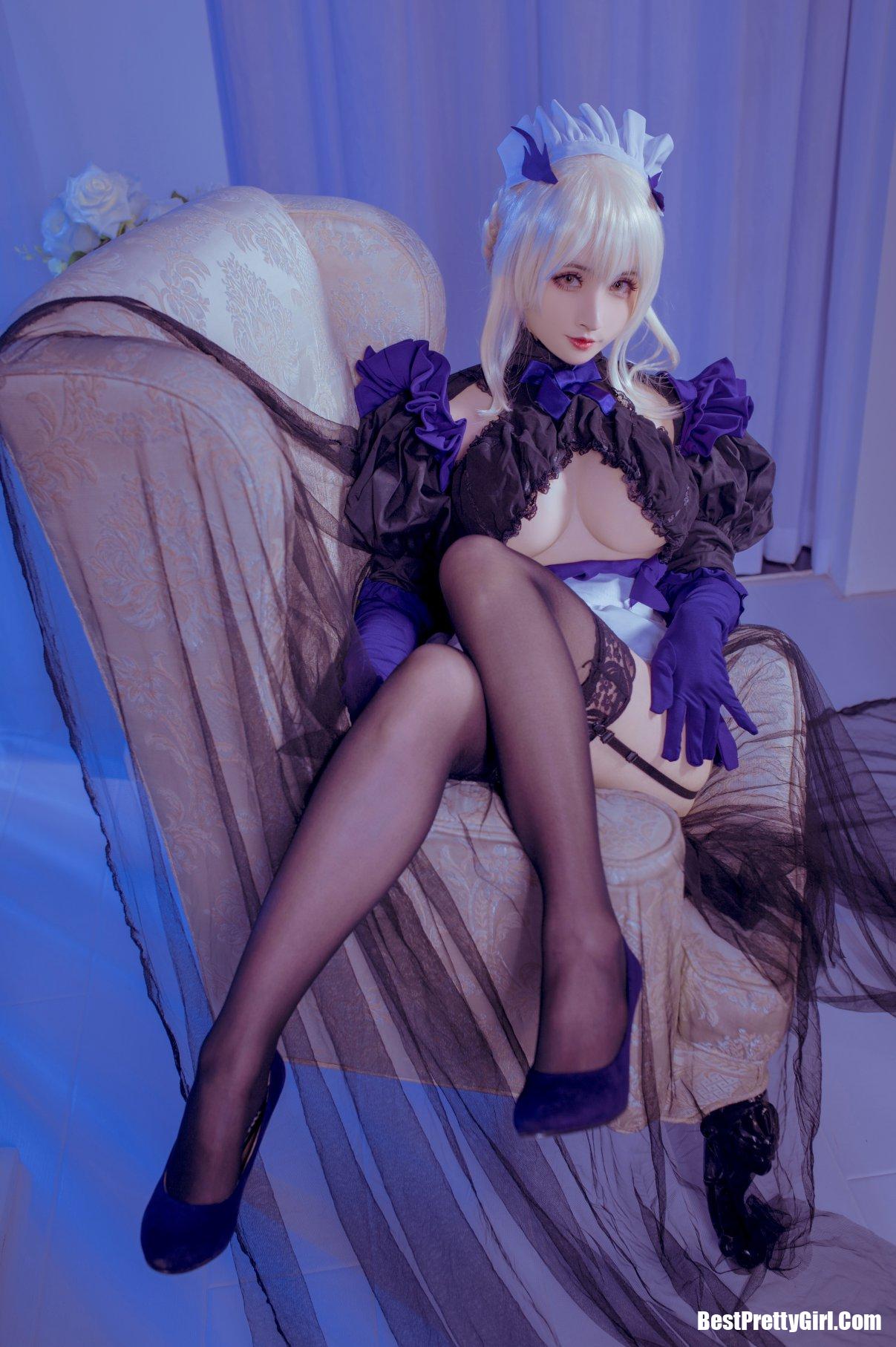 Coser@rioko凉凉子 Vol.022 黑枪呆女仆 5