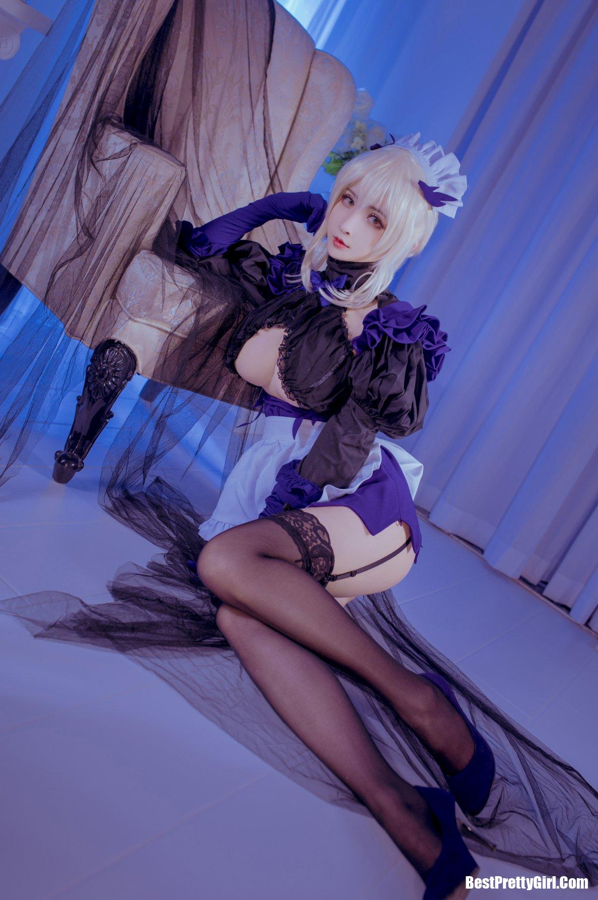 Coser@rioko凉凉子 Vol.022 黑枪呆女仆 9