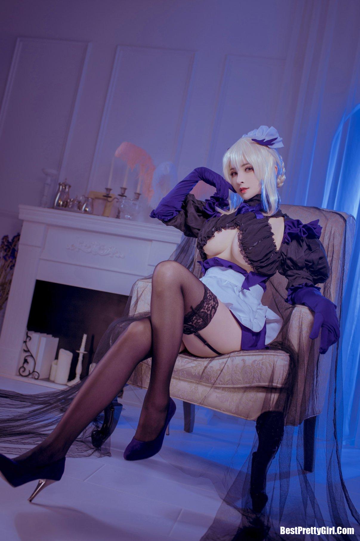 Coser@rioko凉凉子 Vol.022 黑枪呆女仆 20