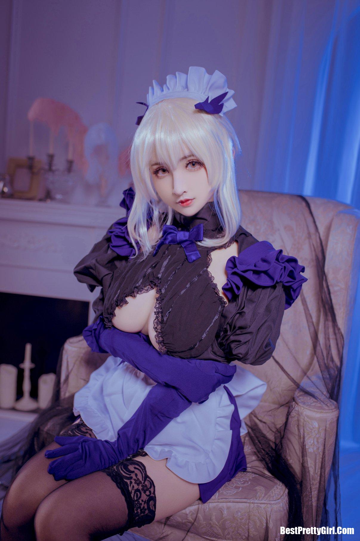 Coser@rioko凉凉子 Vol.022 黑枪呆女仆 21