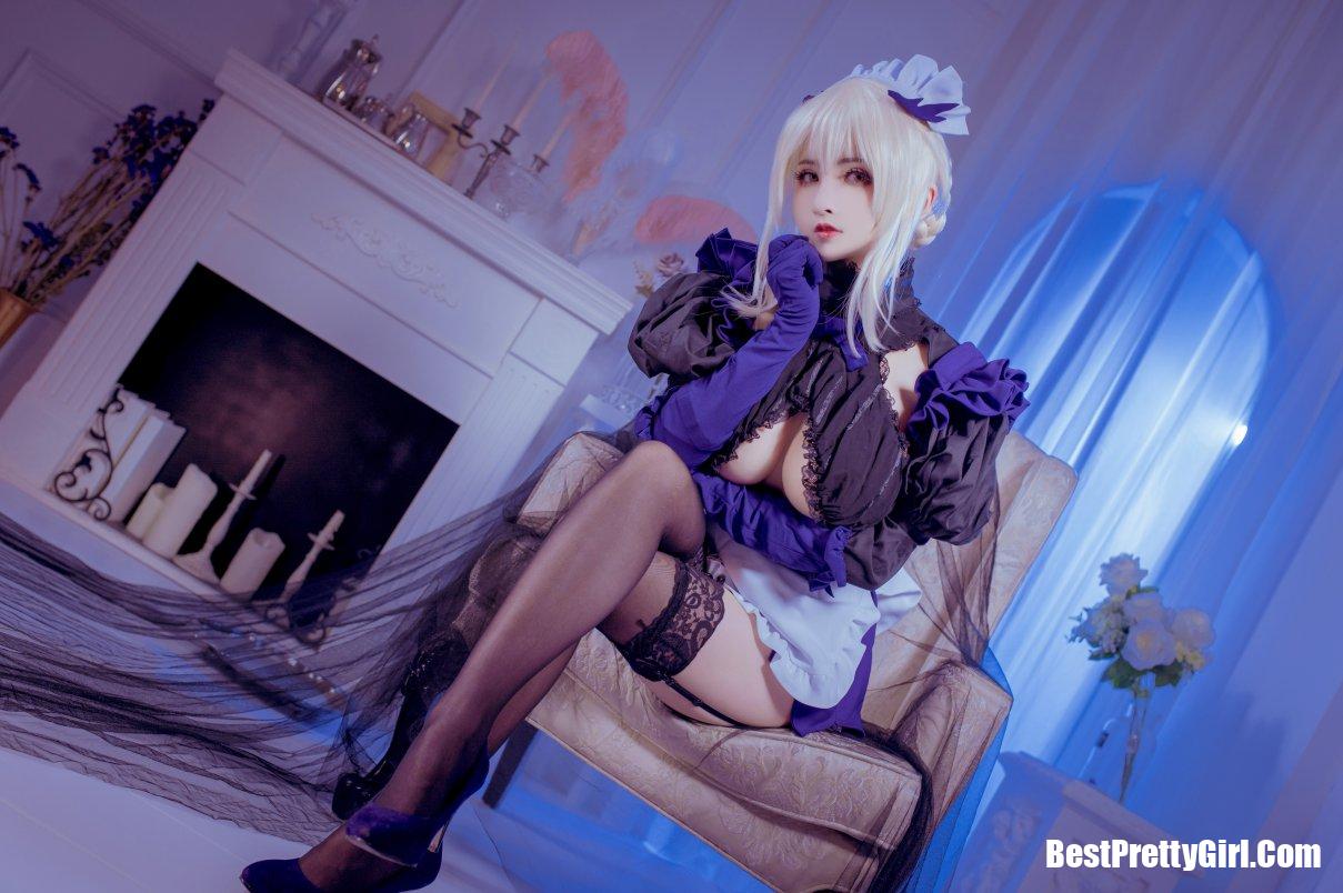 Coser@rioko凉凉子 Vol.022 黑枪呆女仆 23