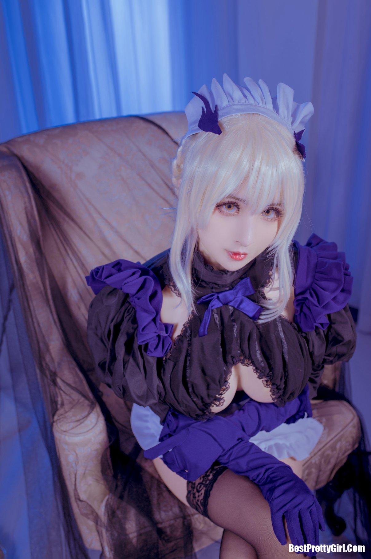 Coser@rioko凉凉子 Vol.022 黑枪呆女仆 25