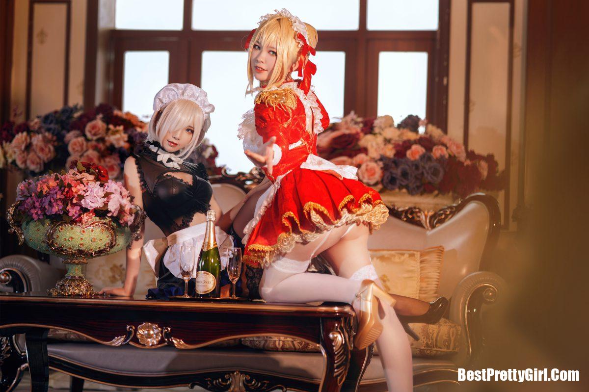 Coser@半半子 Vol.002 Claudius x Kyrielight Maid 1