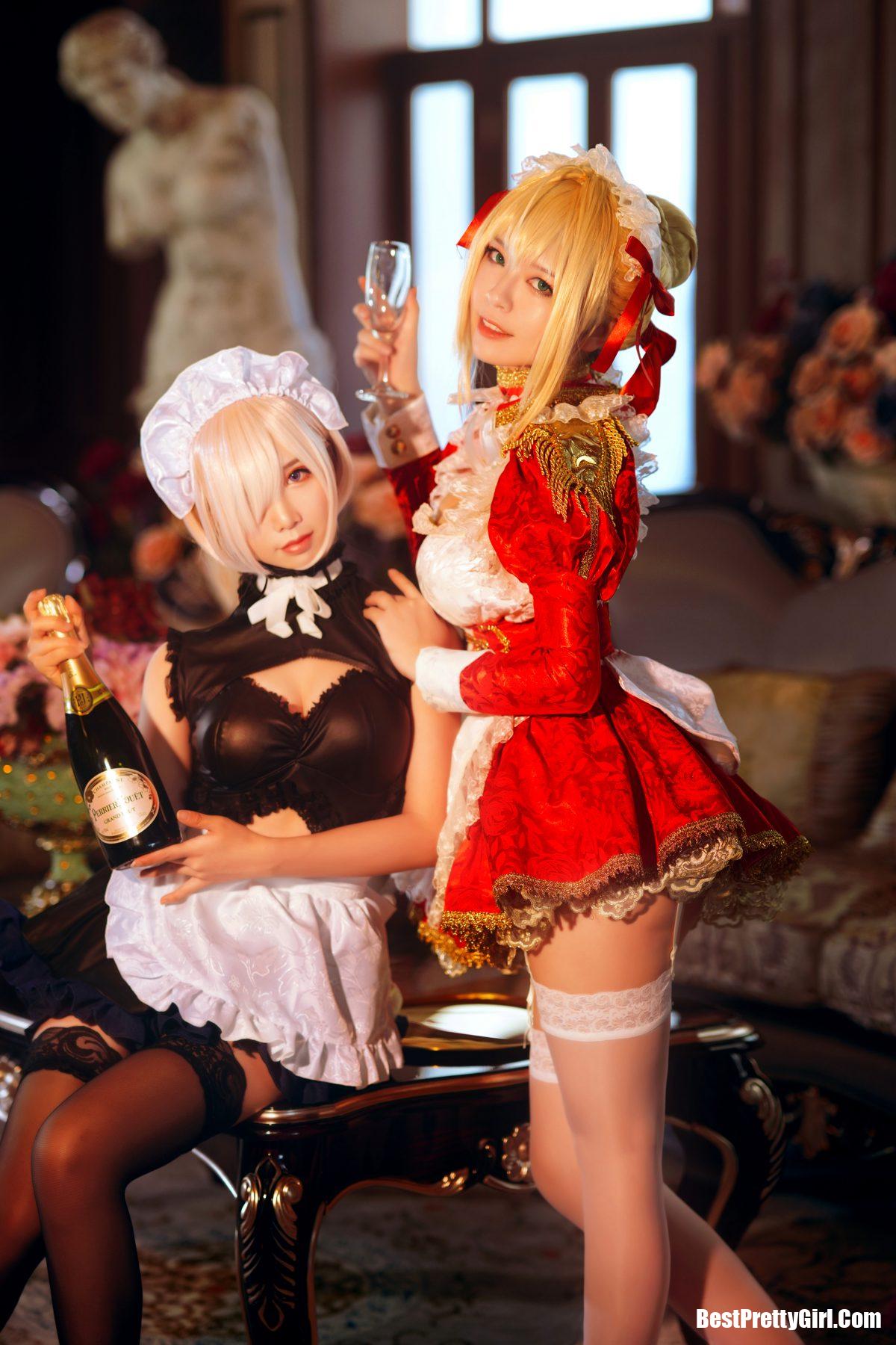 Coser@半半子 Vol.002 Claudius x Kyrielight Maid 2