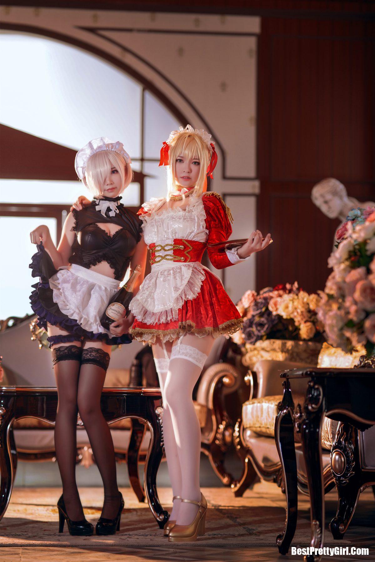 Coser@半半子 Vol.002 Claudius x Kyrielight Maid 5