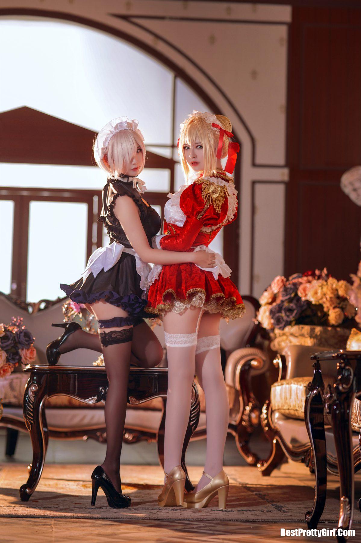 Coser@半半子 Vol.002 Claudius x Kyrielight Maid 6