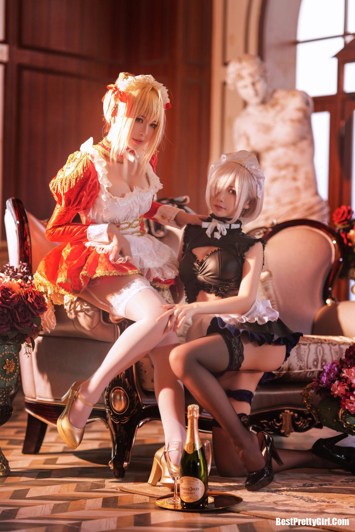 Coser@半半子 Vol.002 Claudius x Kyrielight Maid 10