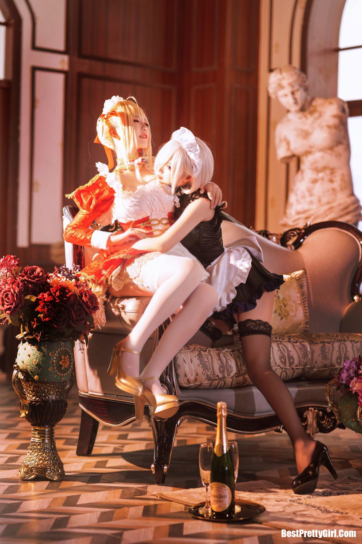 Coser@半半子 Vol.002 Claudius x Kyrielight Maid 11