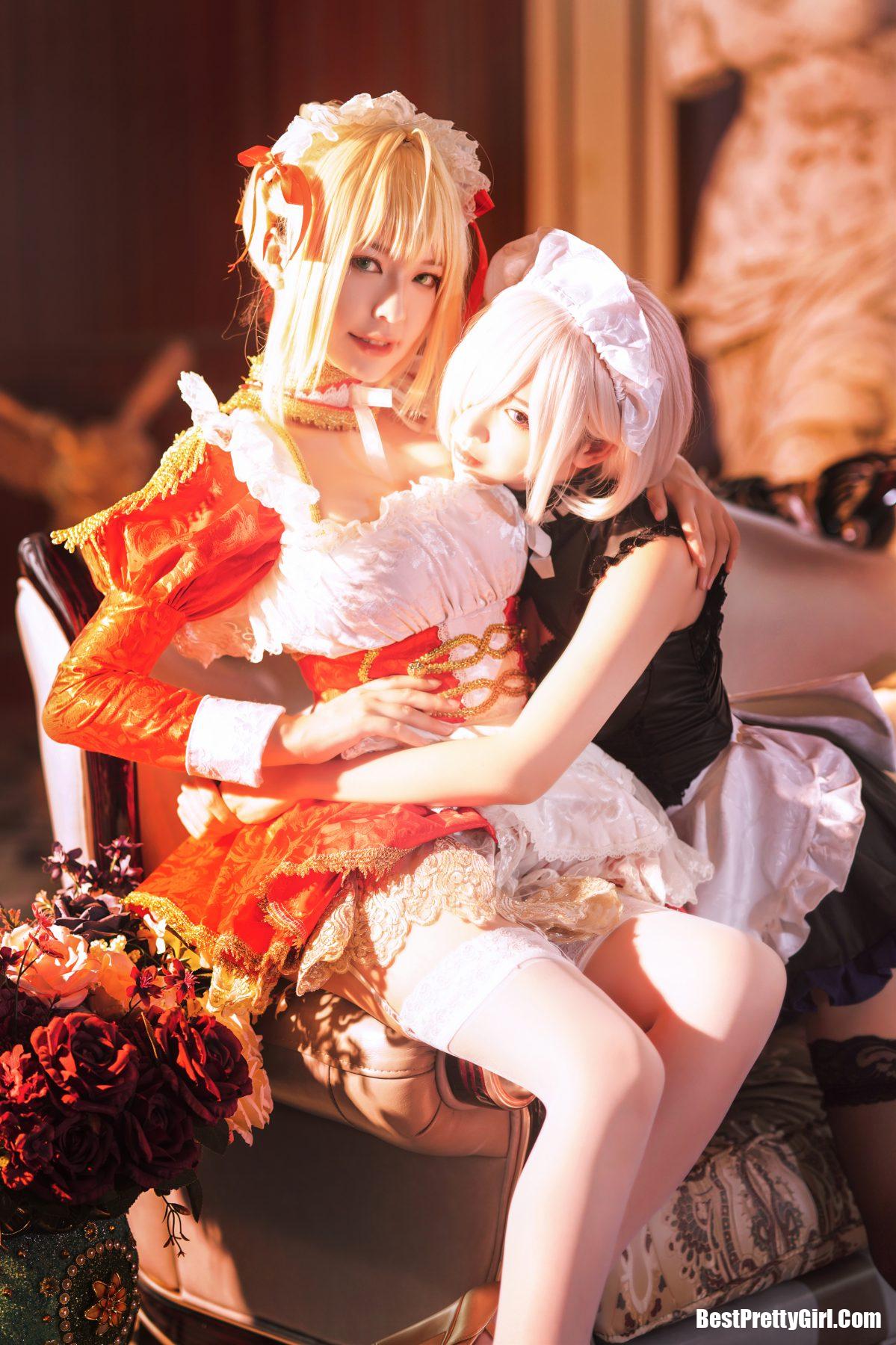 Coser@半半子 Vol.002 Claudius x Kyrielight Maid 12