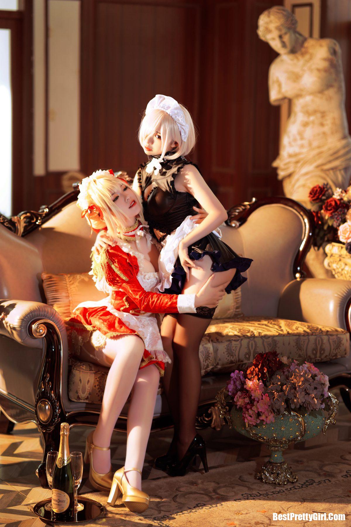 Coser@半半子 Vol.002 Claudius x Kyrielight Maid 15