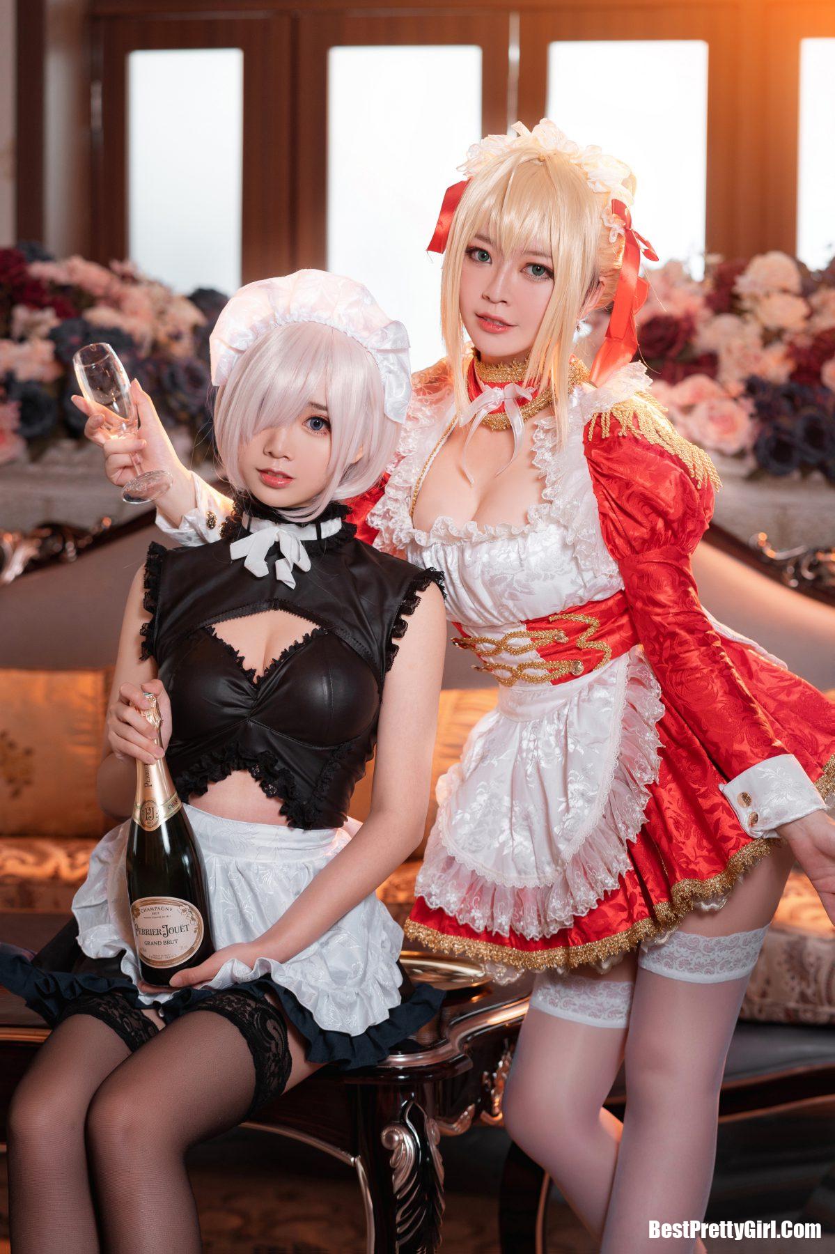 Coser@半半子 Vol.002 Claudius x Kyrielight Maid 17