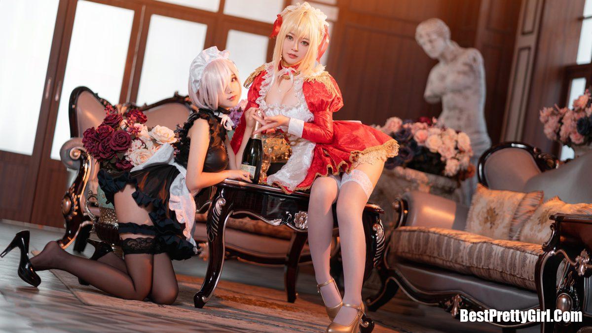 Coser@半半子 Vol.002 Claudius x Kyrielight Maid 18