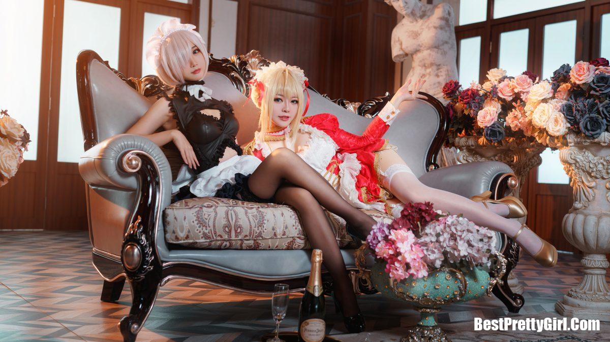 Coser@半半子 Vol.002 Claudius x Kyrielight Maid 19