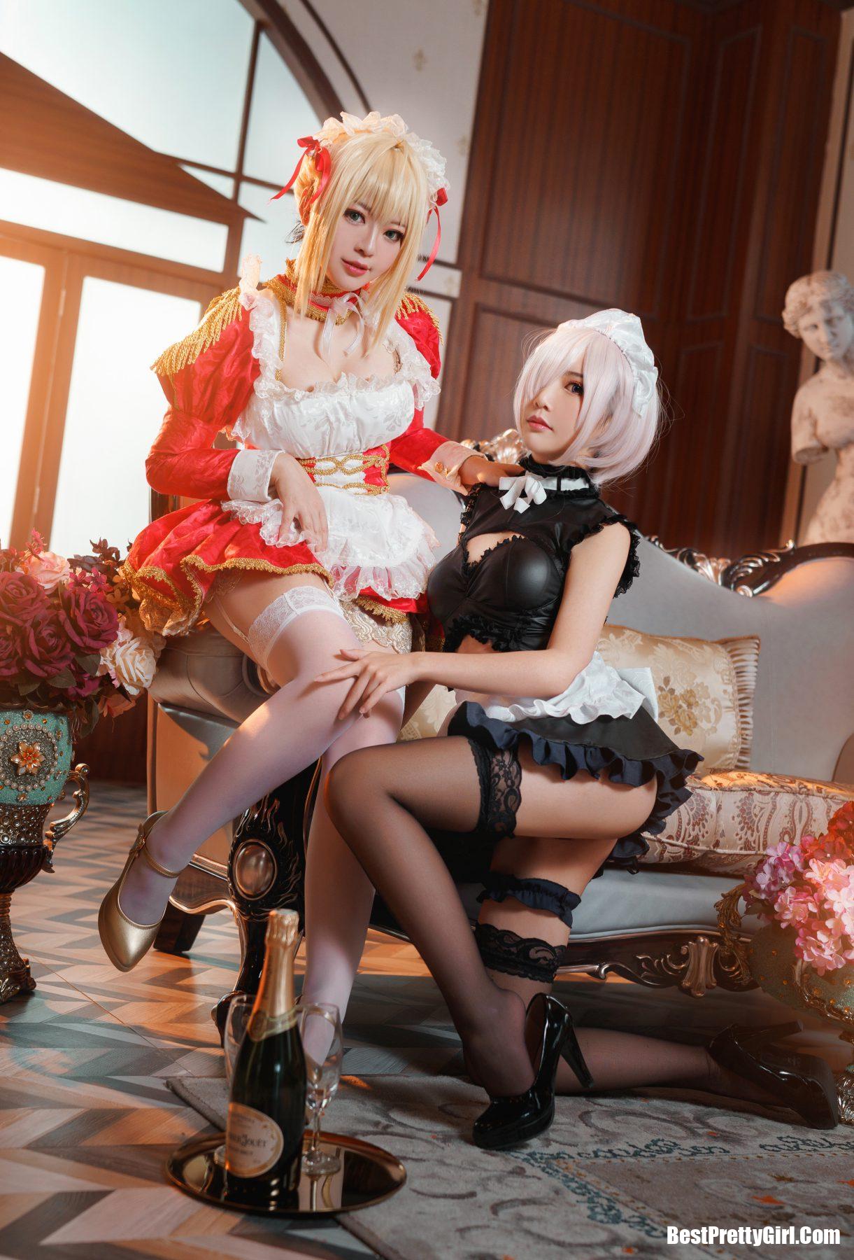 Coser@半半子 Vol.002 Claudius x Kyrielight Maid 20