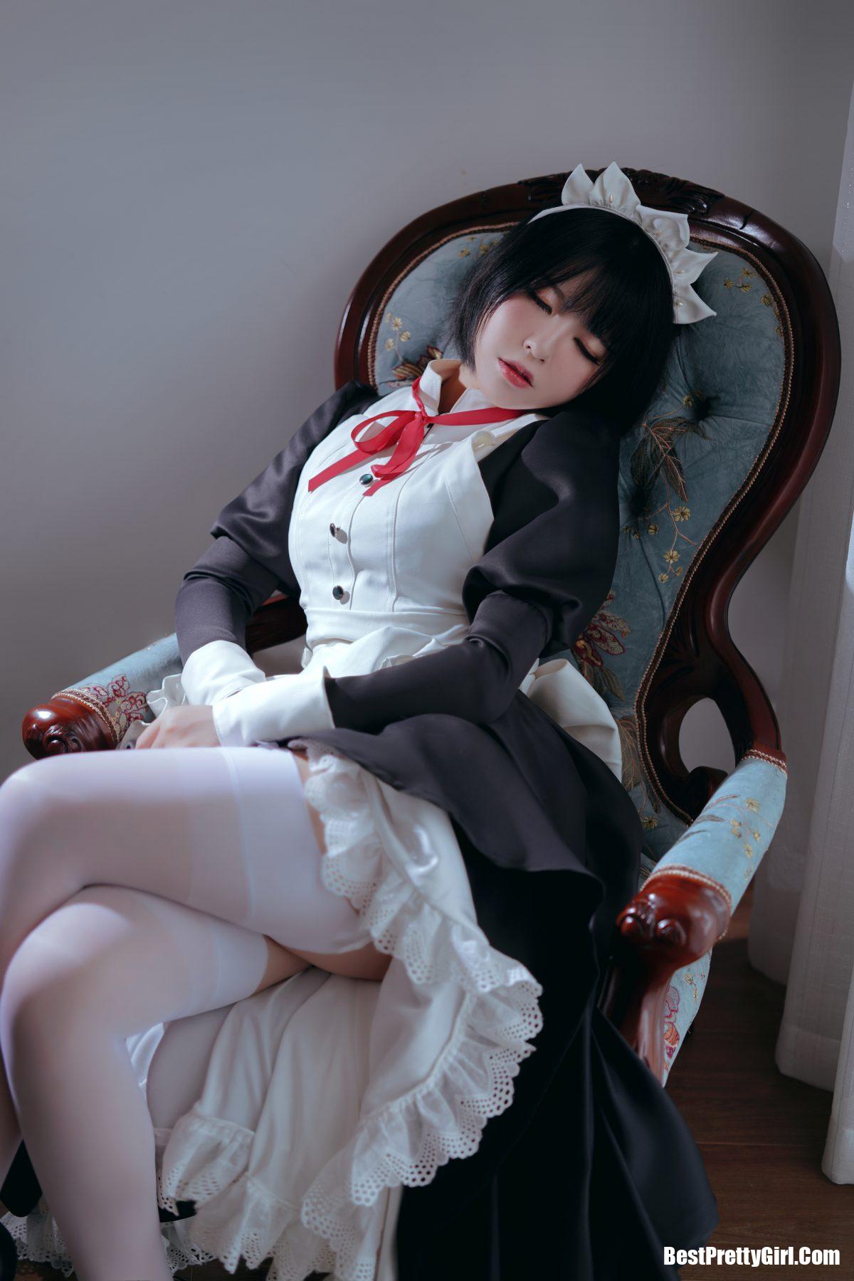 Coser@半半子 Vol.016 嫌パン MAID BANBANKO 女仆 6