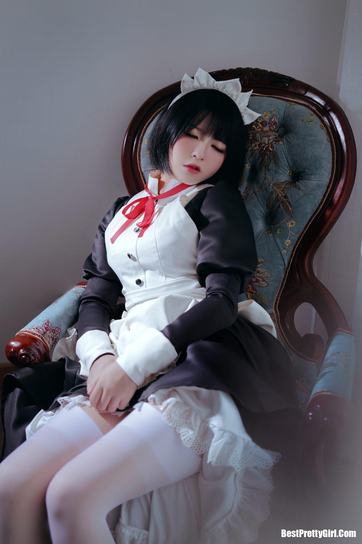 Coser@半半子 Vol.016 嫌パン MAID BANBANKO 女仆 7