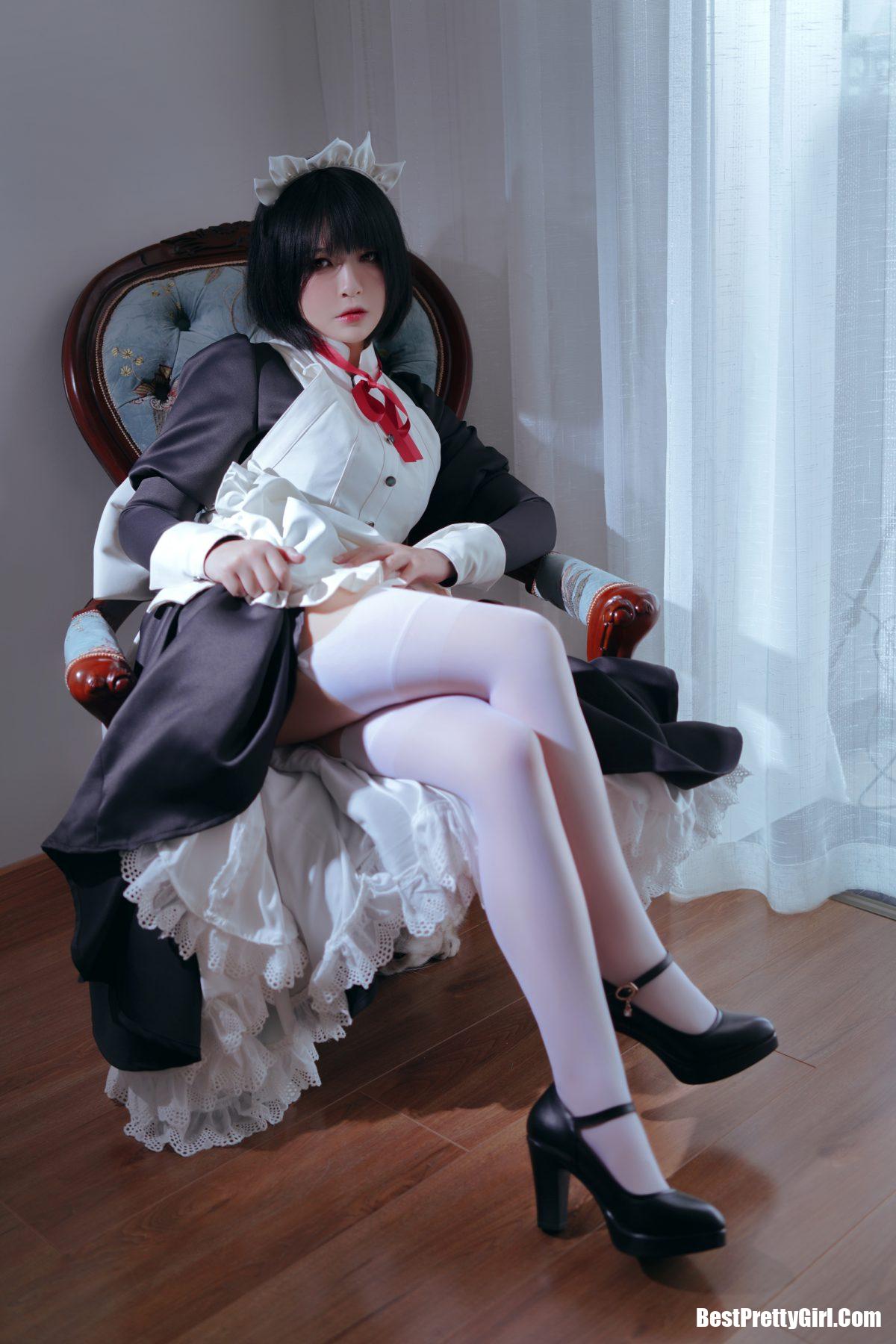 Coser@半半子 Vol.016 嫌パン MAID BANBANKO 女仆 12