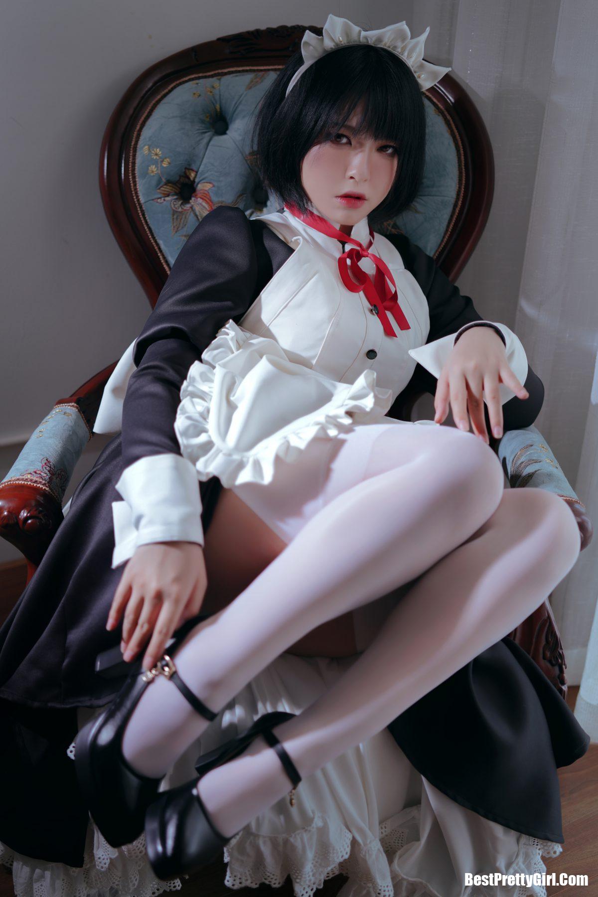 Coser@半半子 Vol.016 嫌パン MAID BANBANKO 女仆 13