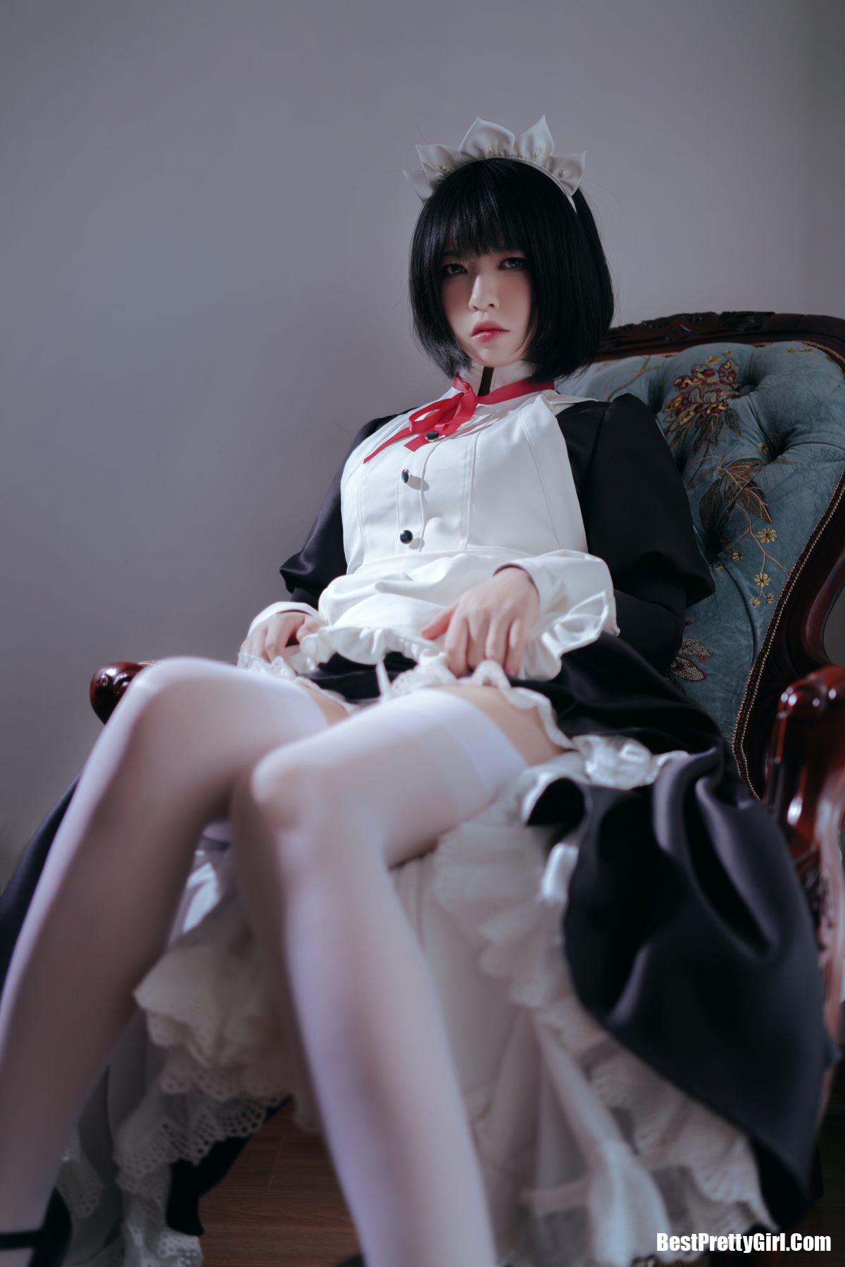 Coser@半半子 Vol.016 嫌パン MAID BANBANKO 女仆 15