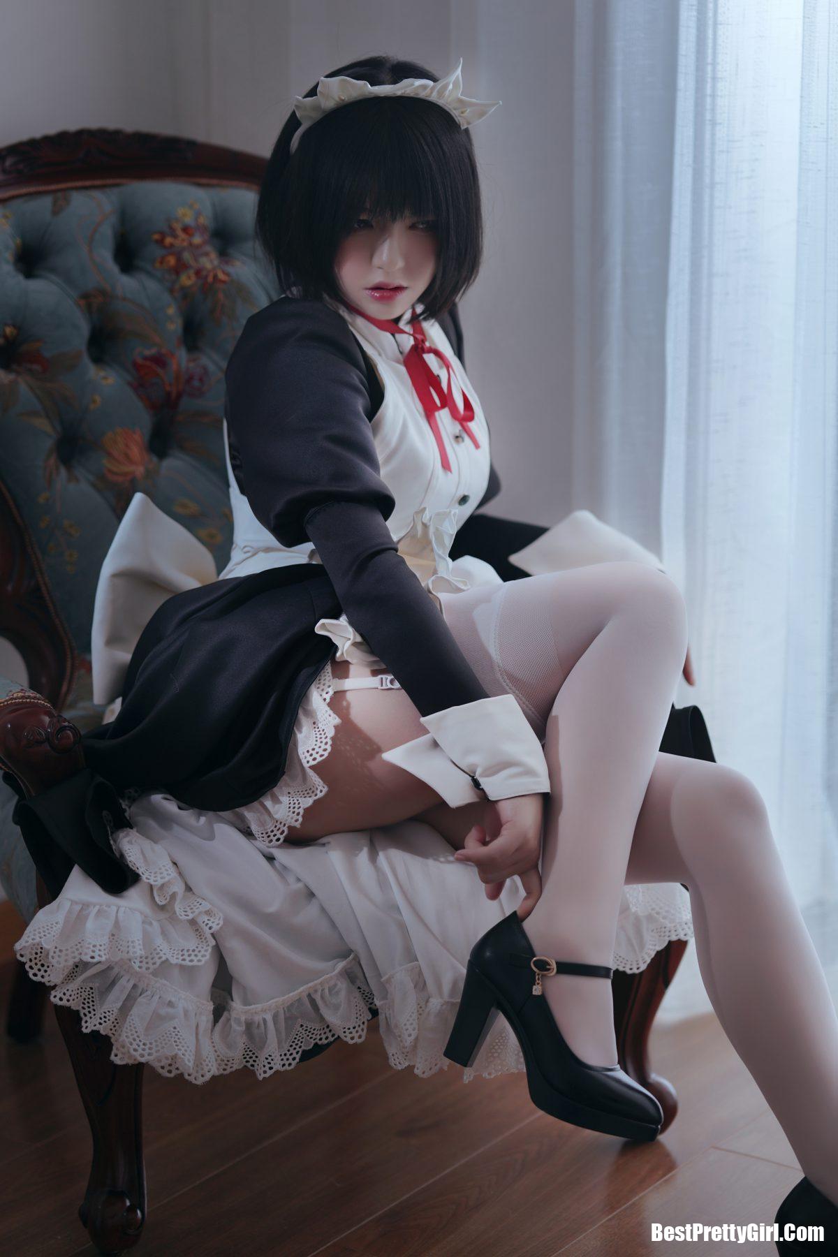 Coser@半半子 Vol.016 嫌パン MAID BANBANKO 女仆 26