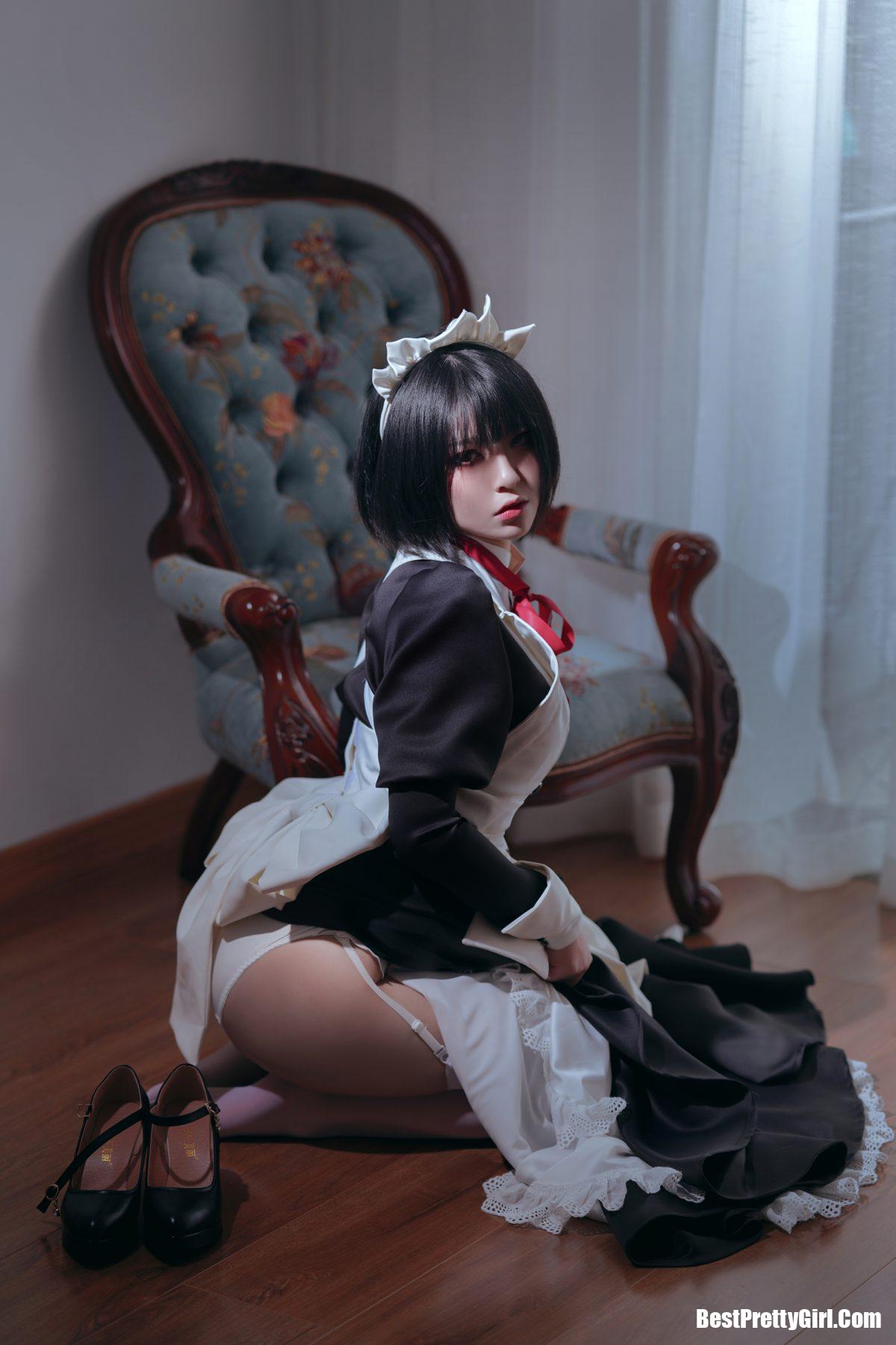 Coser@半半子 Vol.016 嫌パン MAID BANBANKO 女仆 35