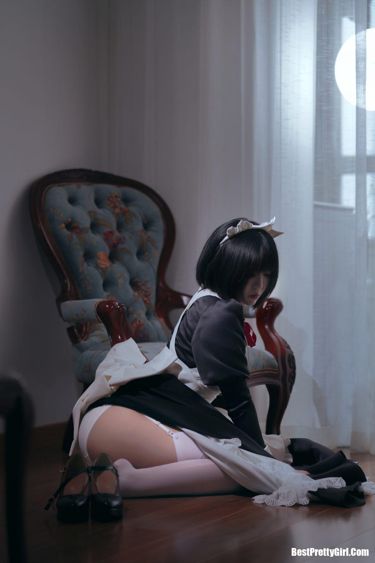 Coser@半半子 Vol.016 嫌パン MAID BANBANKO 女仆 36