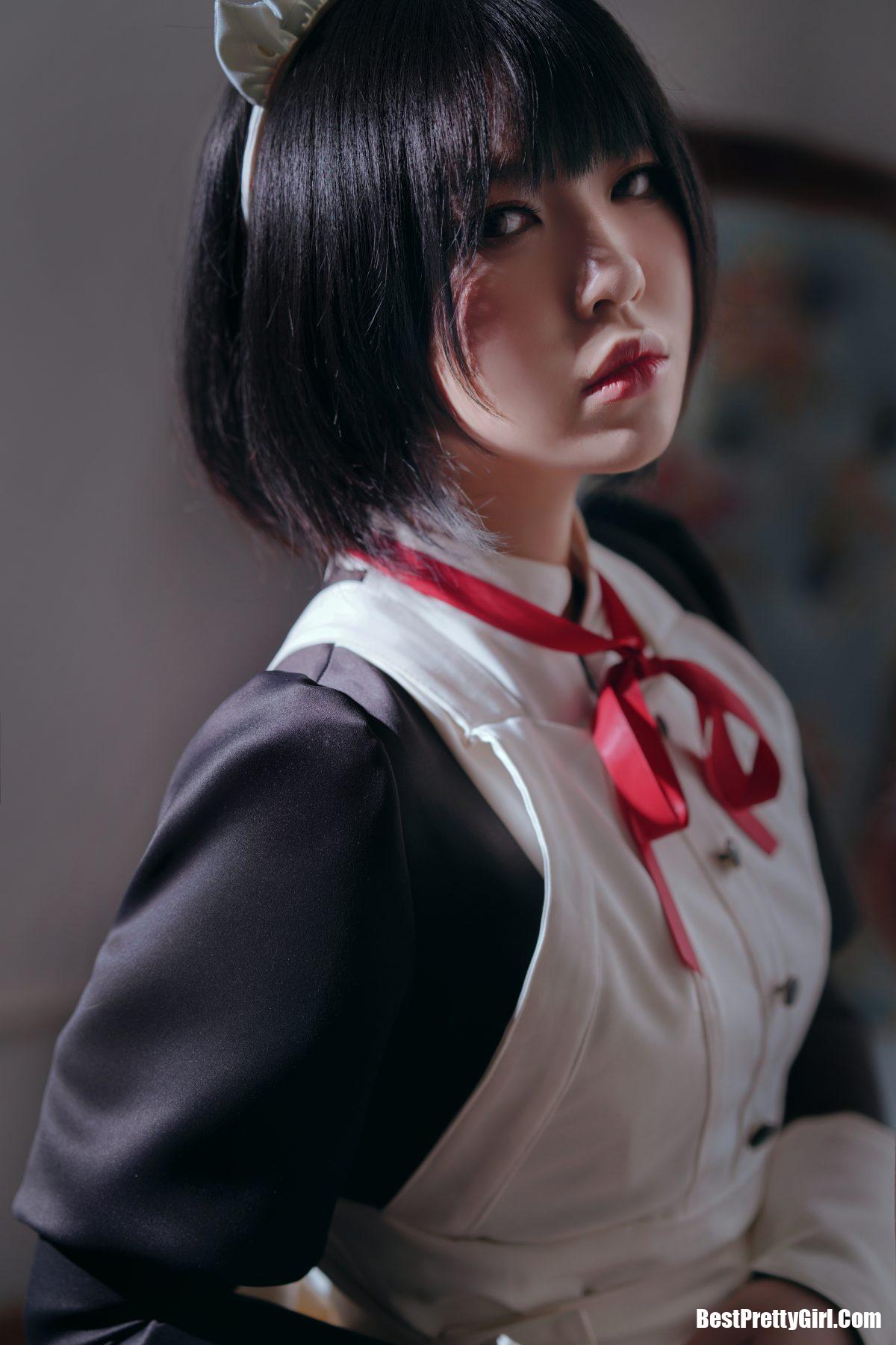 Coser@半半子 Vol.016 嫌パン MAID BANBANKO 女仆 38