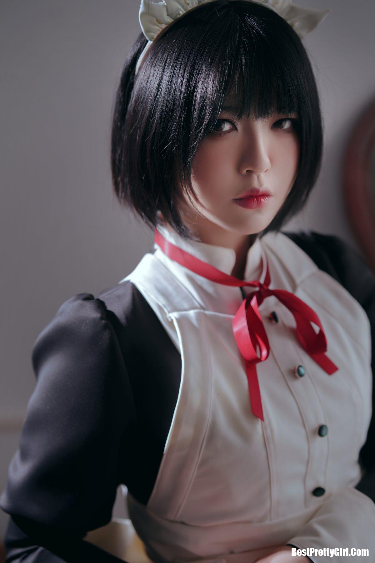 Coser@半半子 Vol.016 嫌パン MAID BANBANKO 女仆 39