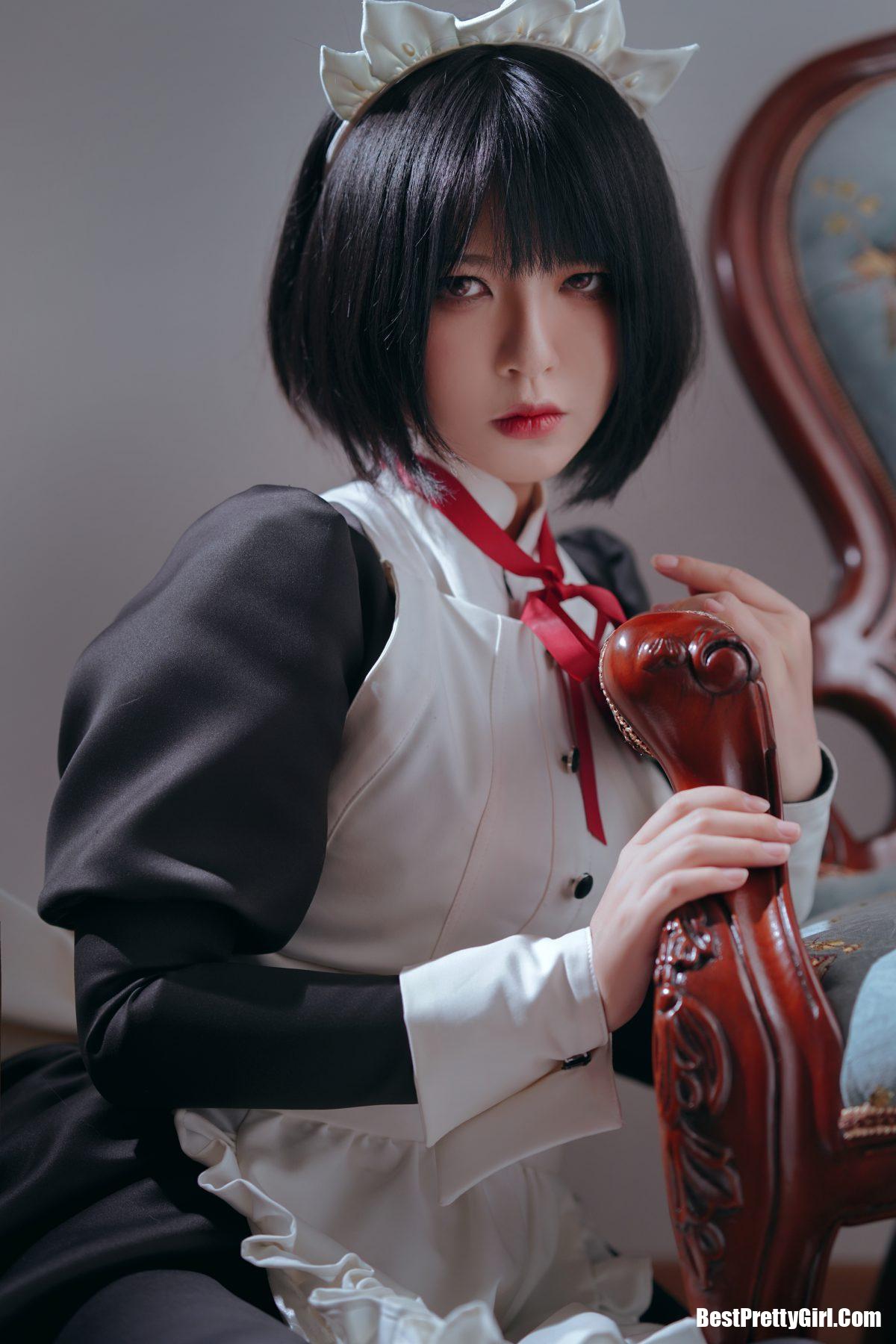 Coser@半半子 Vol.016 嫌パン MAID BANBANKO 女仆 40