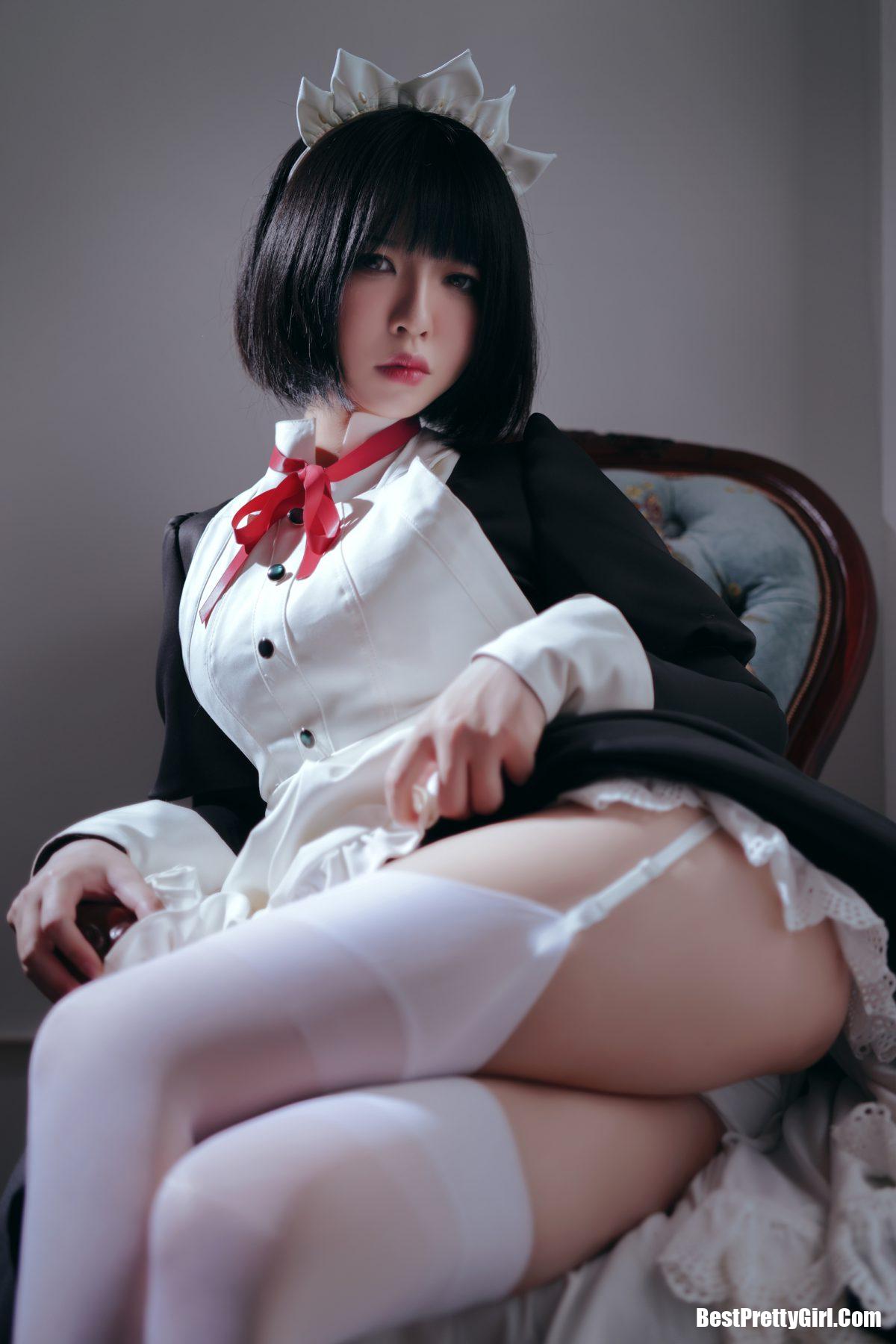 Coser@半半子 Vol.016 嫌パン MAID BANBANKO 女仆 44