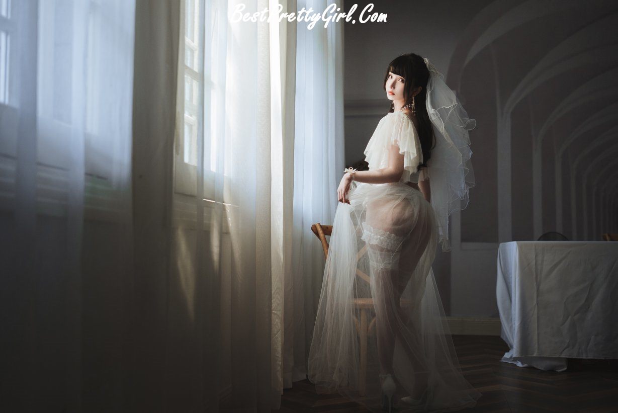 Coser@rioko凉凉子 Vol.069 透明婚纱 0007