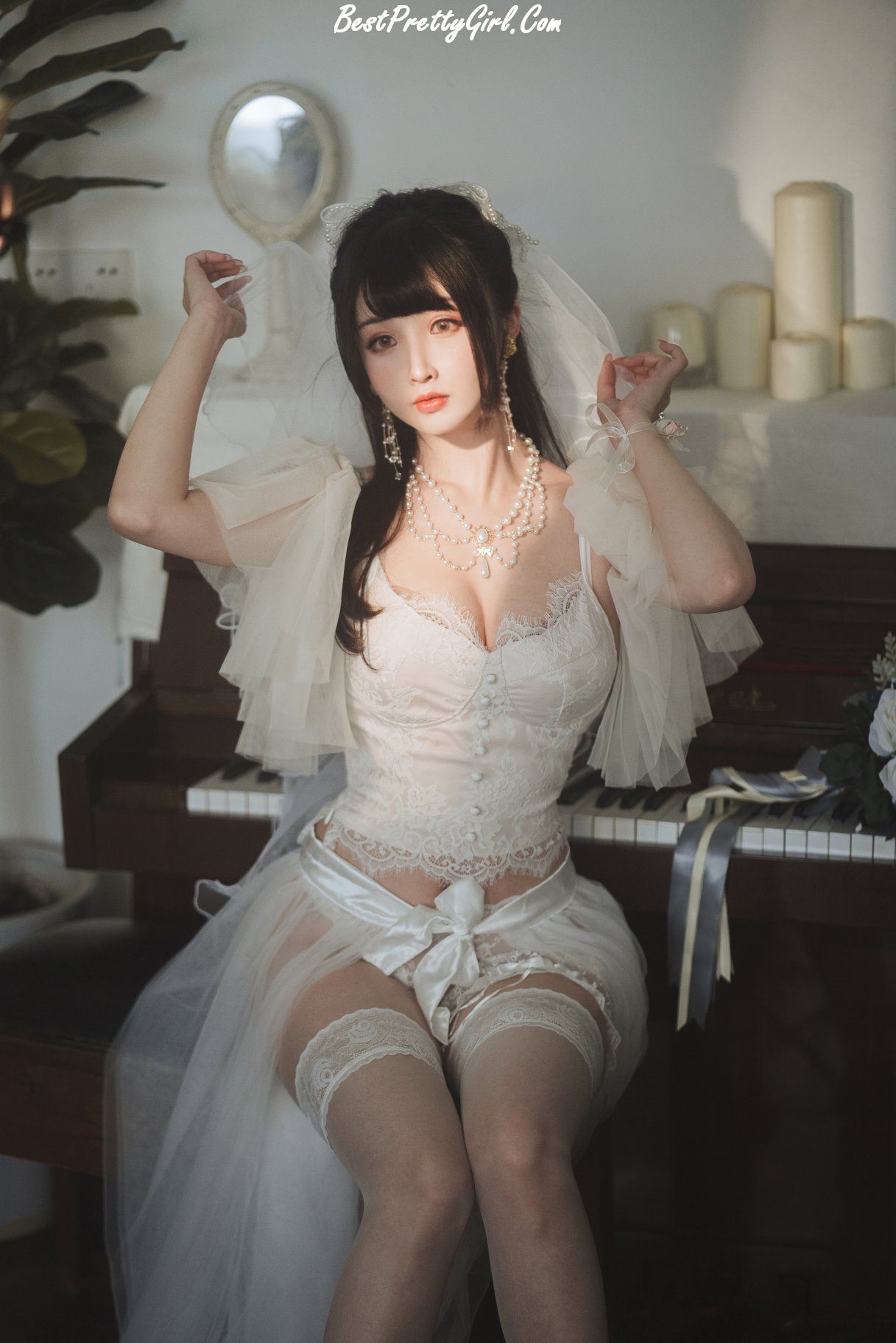 Coser@rioko凉凉子 Vol.069 透明婚纱 0028