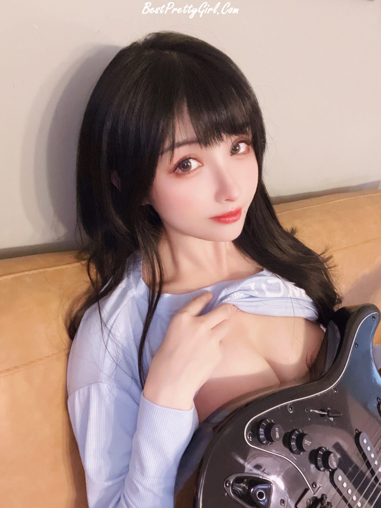 Coser@rioko凉凉子 Vol.070 吉他妹妹系带裙 0043