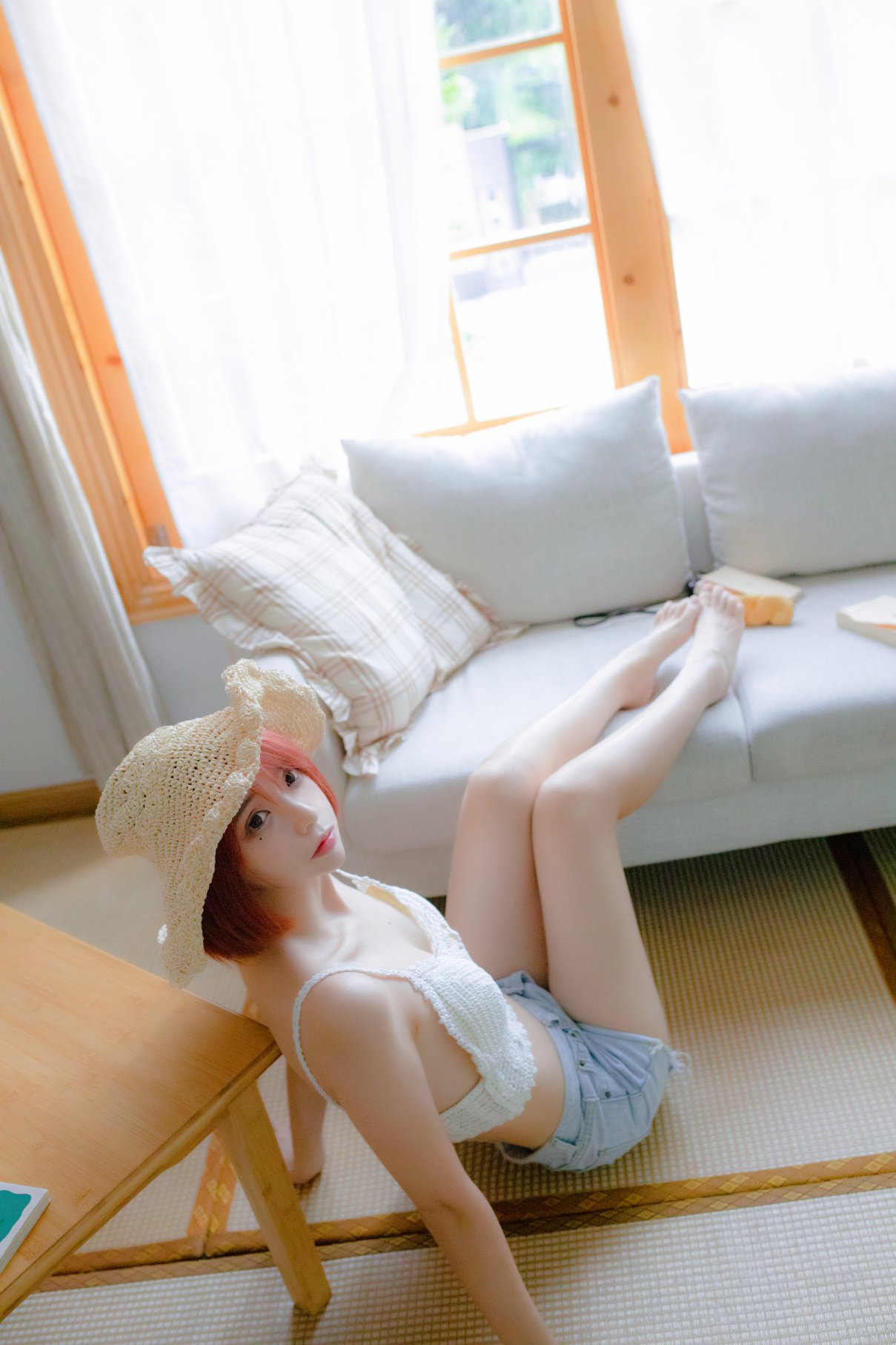 Coser@疯猫ss Vol.063 草帽女孩 0008