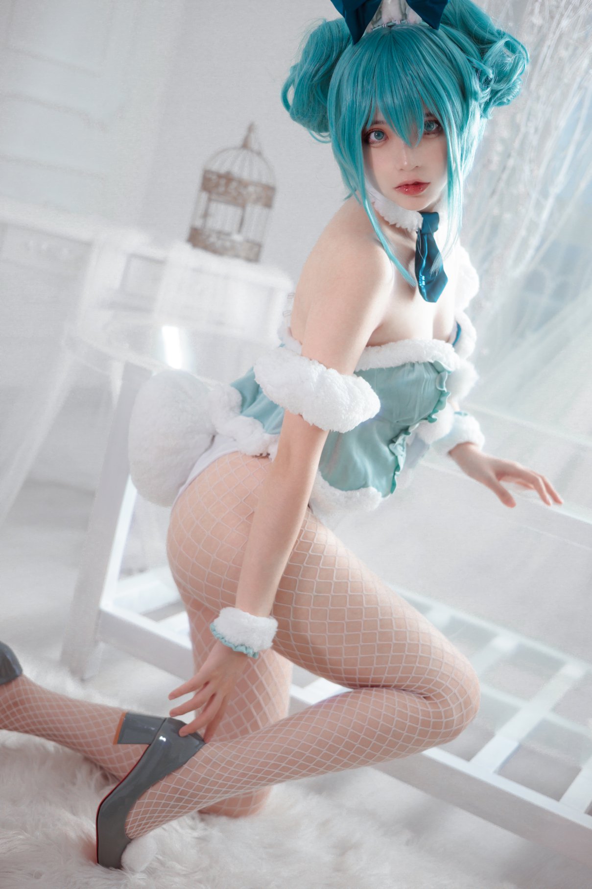 Coser@疯猫ss Vol.071 miku初音兔女郎 0005