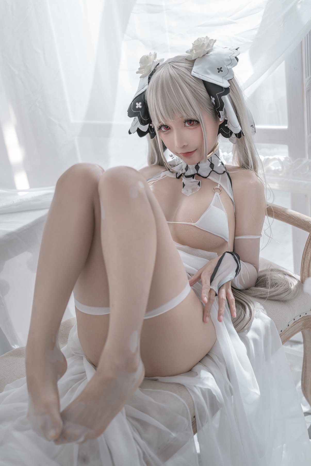 Coser@蠢沫沫 Vol.131 可畏 婚纱 0009