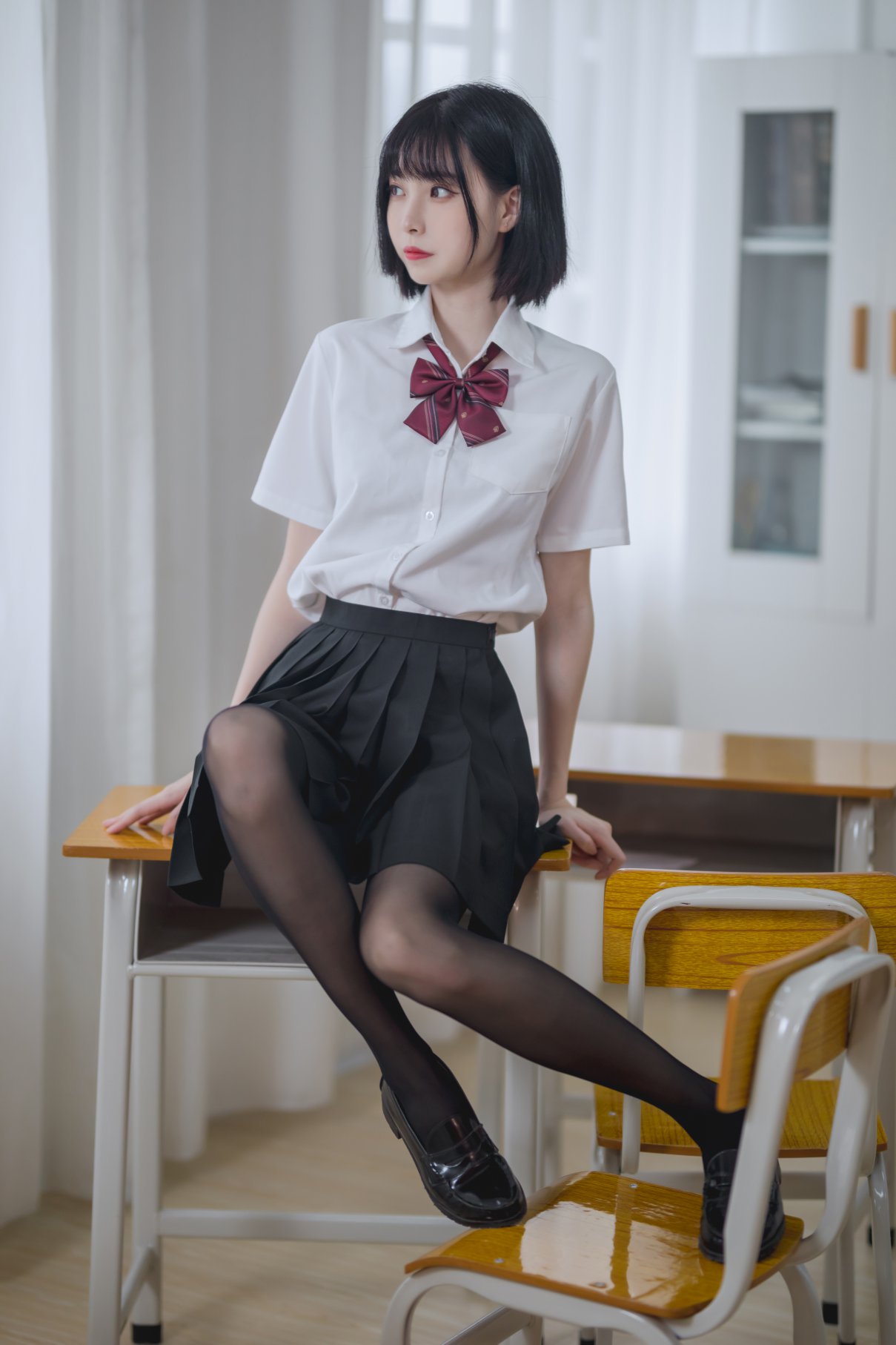 Coser@许岚LAN Vol.001 教室jk黑丝 0027