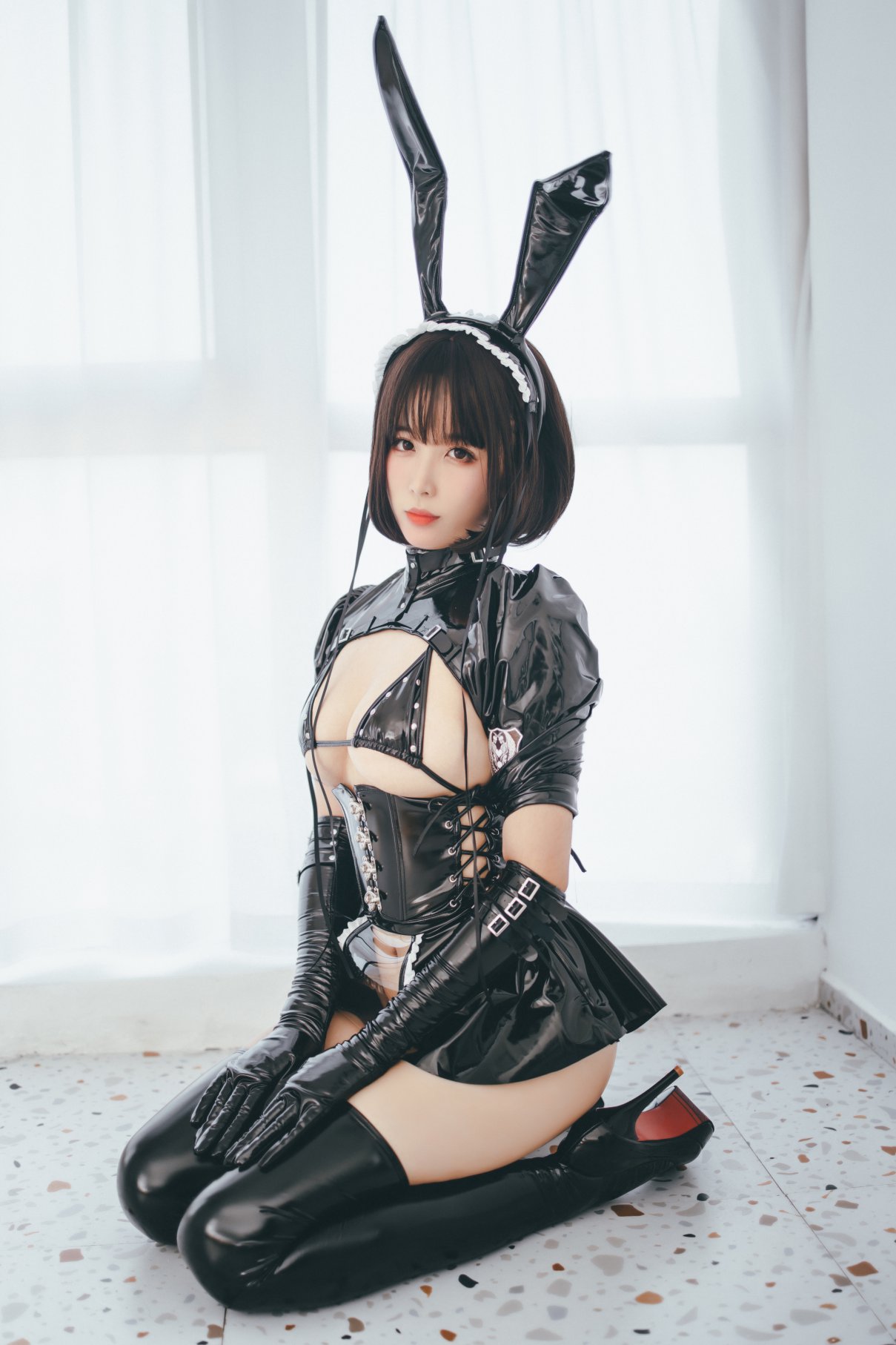 Coser@轩萧学姐 Vol.001 兔女郎女仆 0008