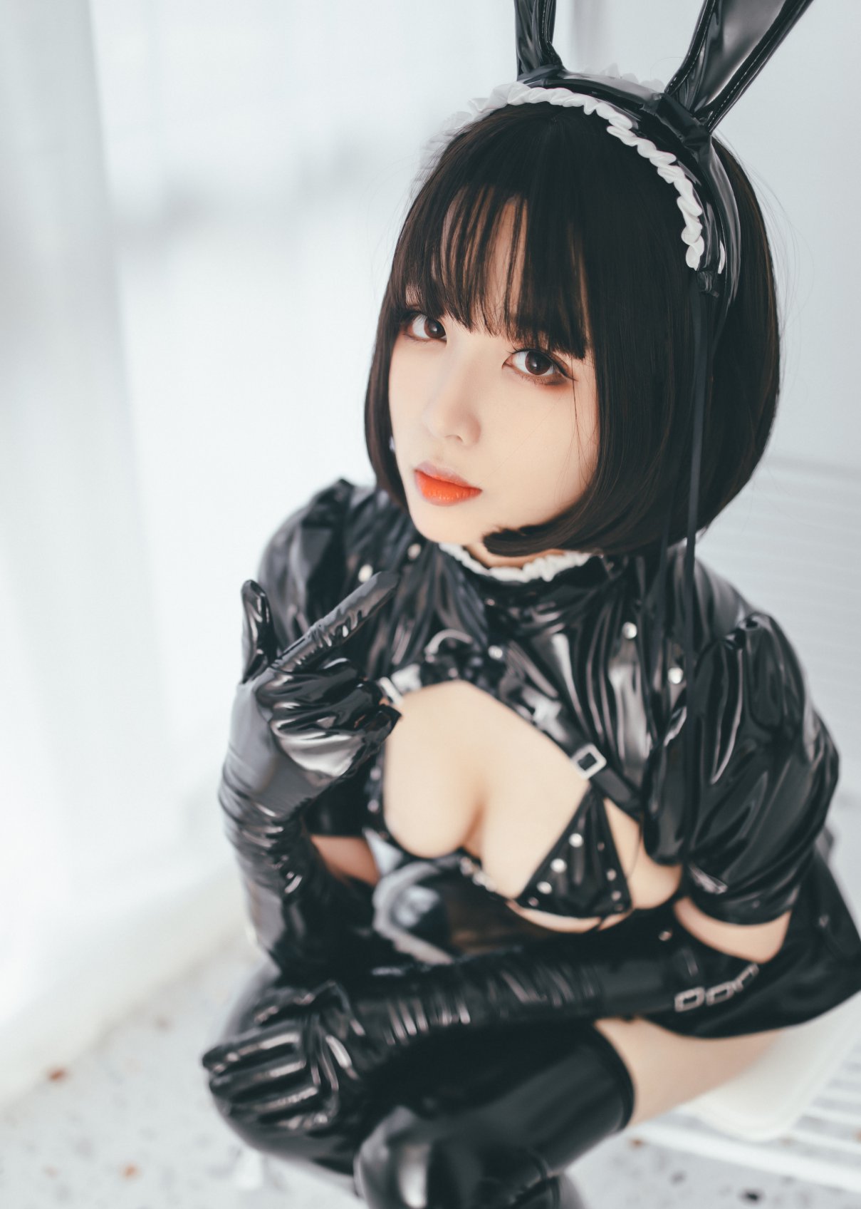 Coser@轩萧学姐 Vol.001 兔女郎女仆 0046