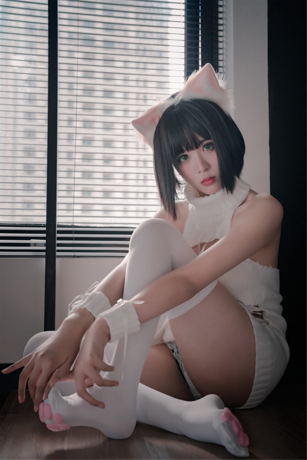 Coser@轩萧学姐 Vol.011 猫爪袜 0024