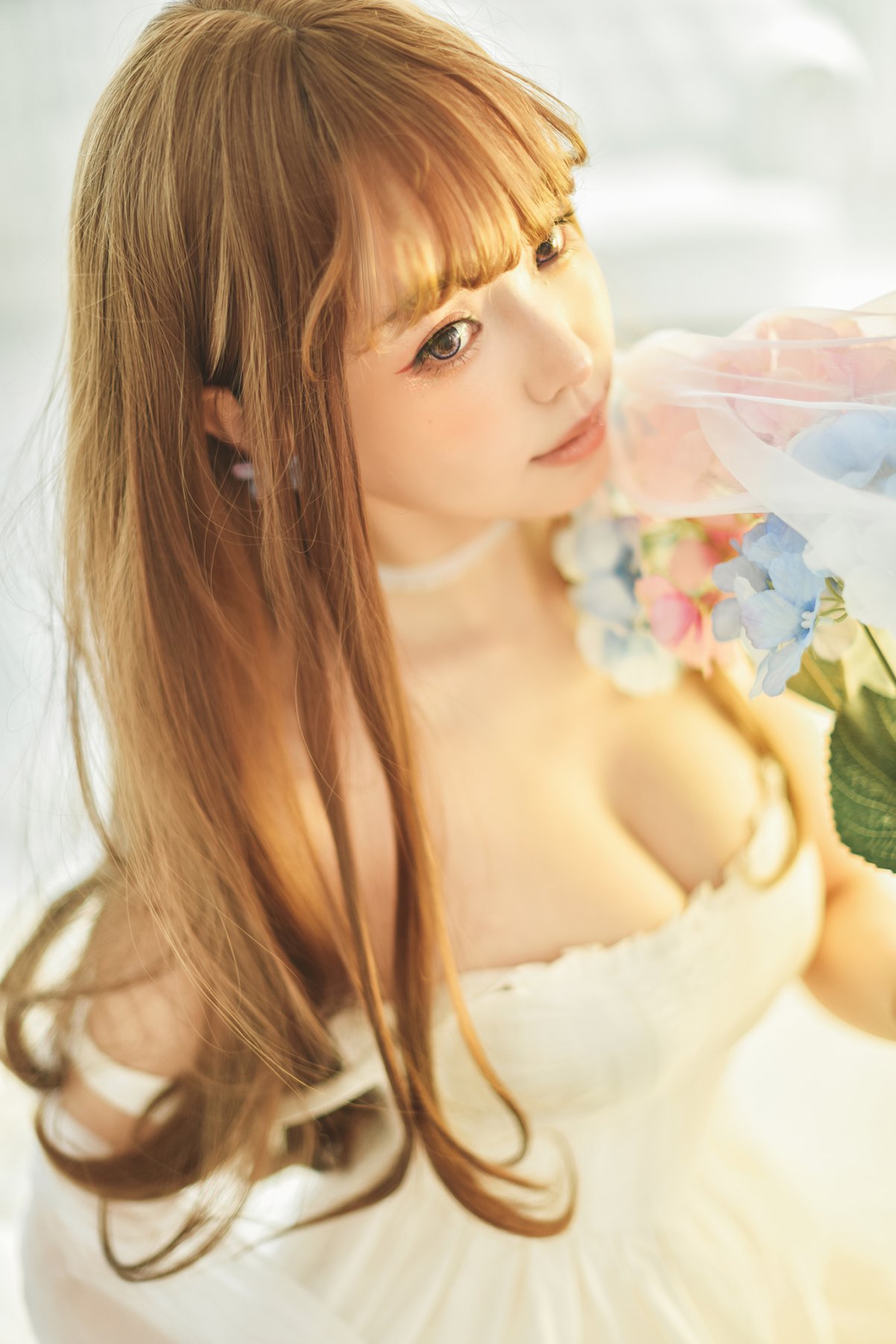 Coser@Ely Vol.051 White Dress 0002