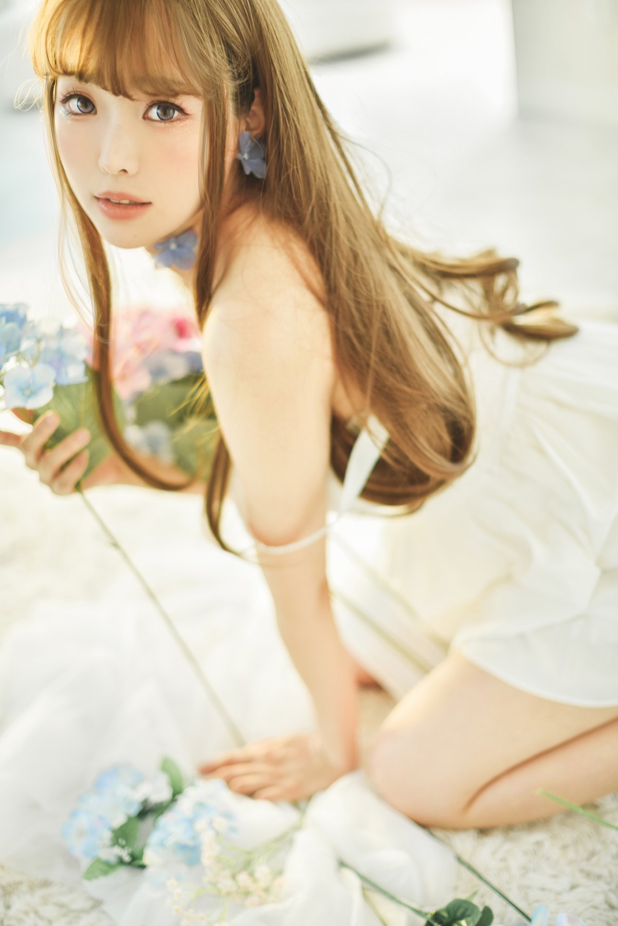 Coser@Ely Vol.051 White Dress 0004