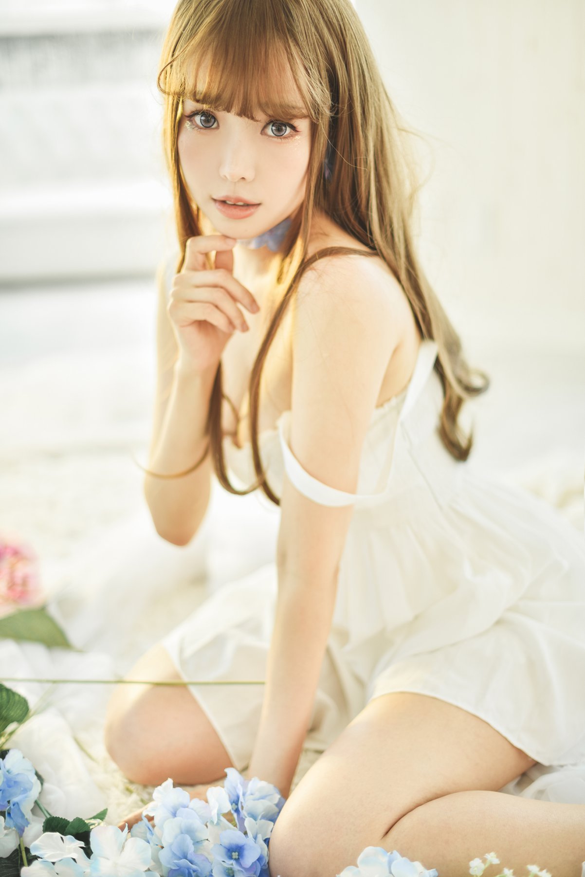 Coser@Ely Vol.051 White Dress 0008