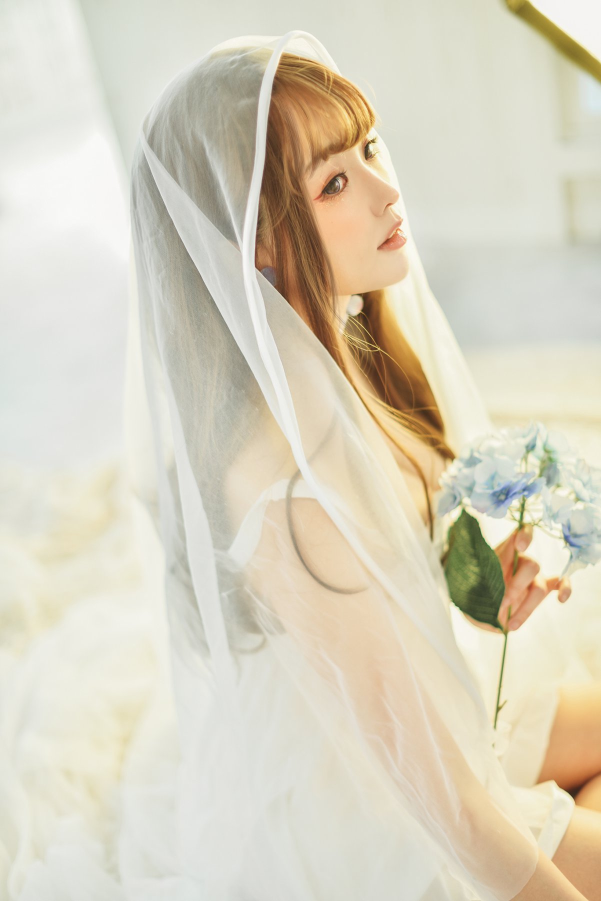 Coser@Ely Vol.051 White Dress 0022