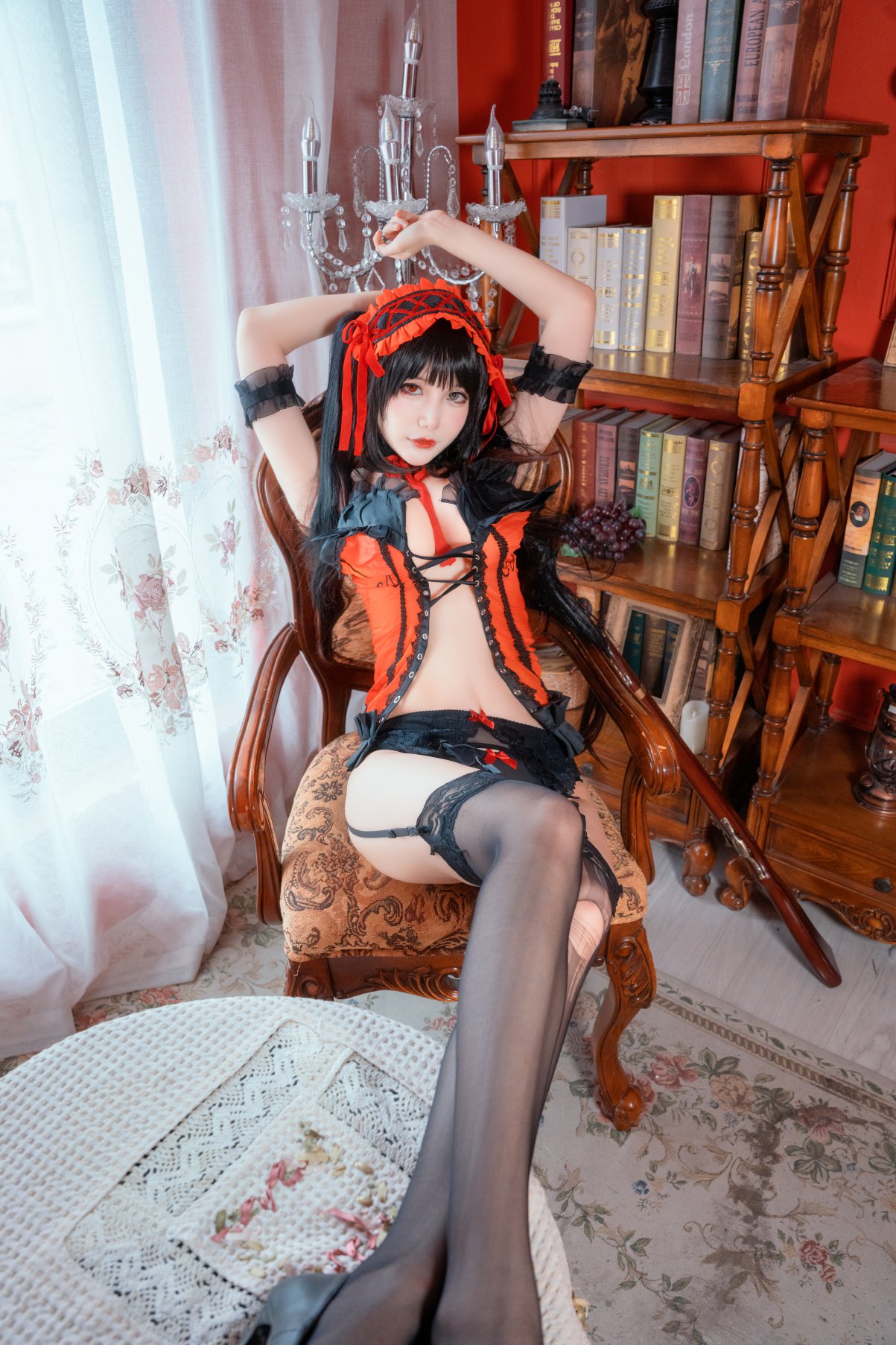 Coser@仙九Airi Vol.007 狂三内衣 0009