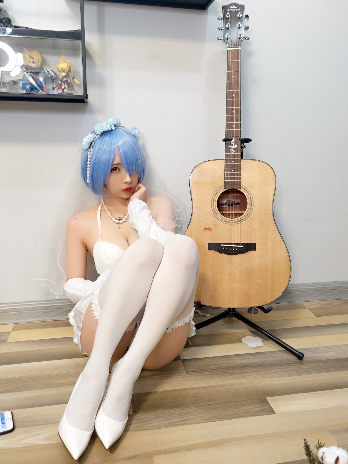 Coser@小巫女露娜 Vol.005 雷姆婚纱 0008 0913753122