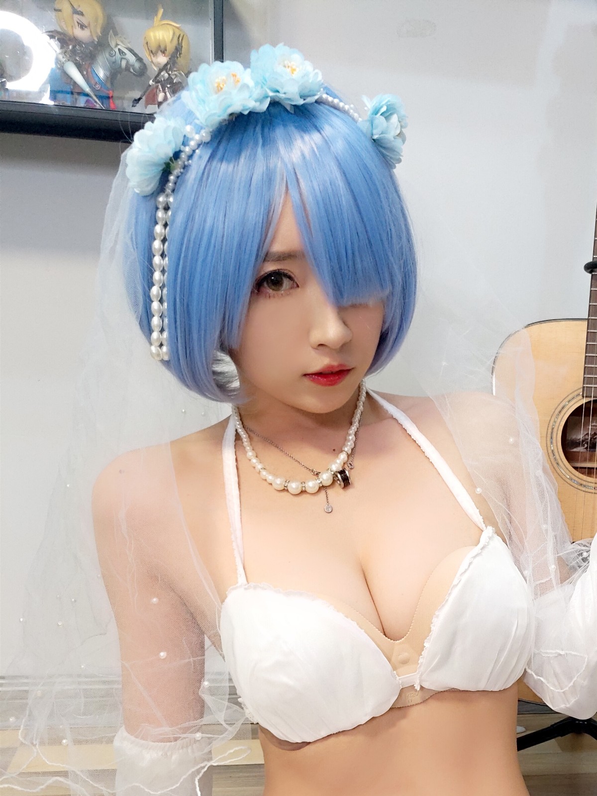 Coser@小巫女露娜 Vol.005 雷姆婚纱 0017 1166711851