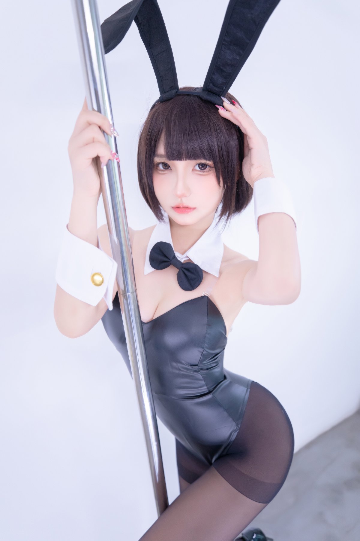 Coser@神楽坂真冬 Vol.077 兔女郎与钢管 A 0012