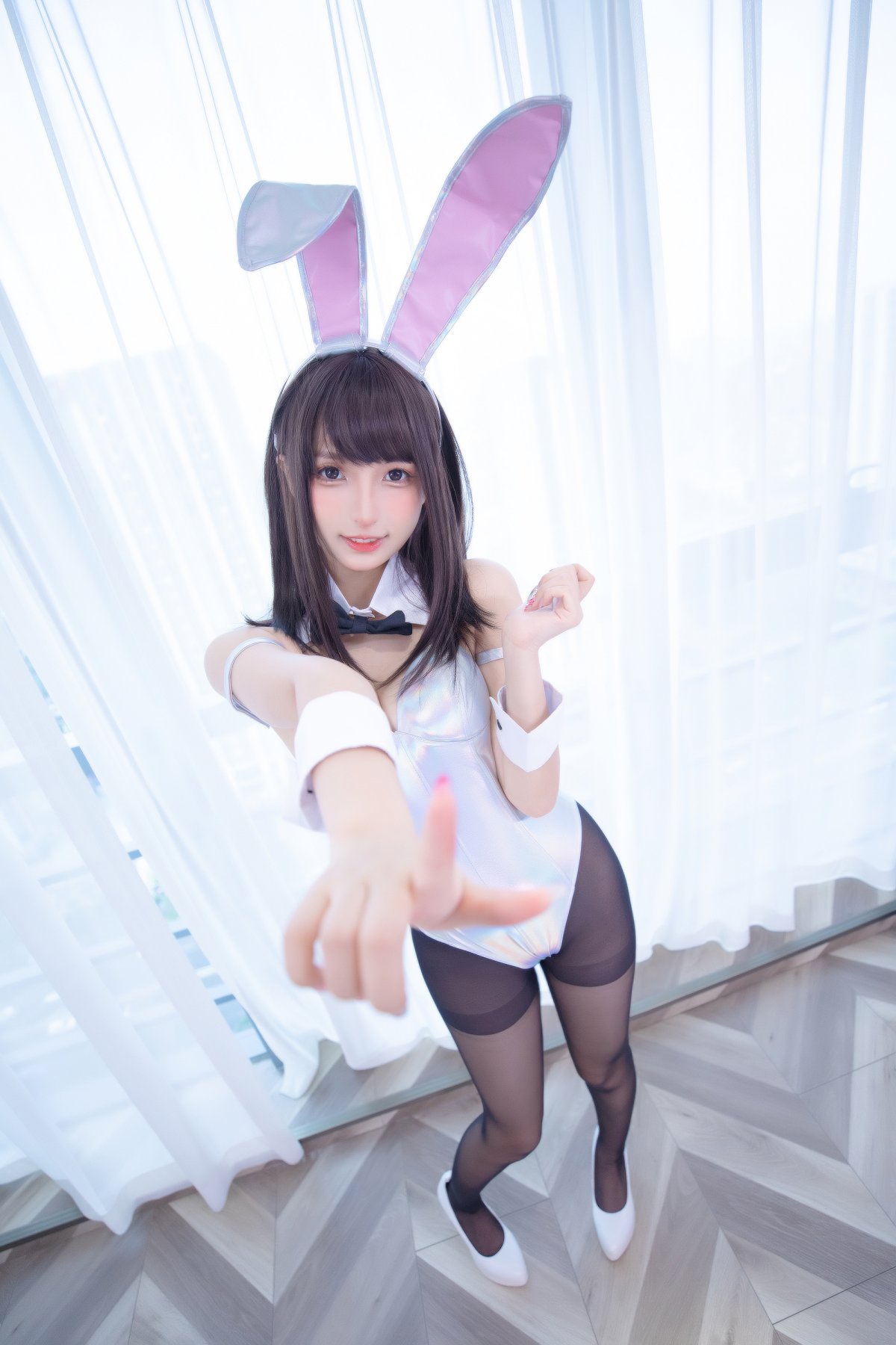 Coser@神楽坂真冬 Vol.077 兔女郎与钢管 A 0035